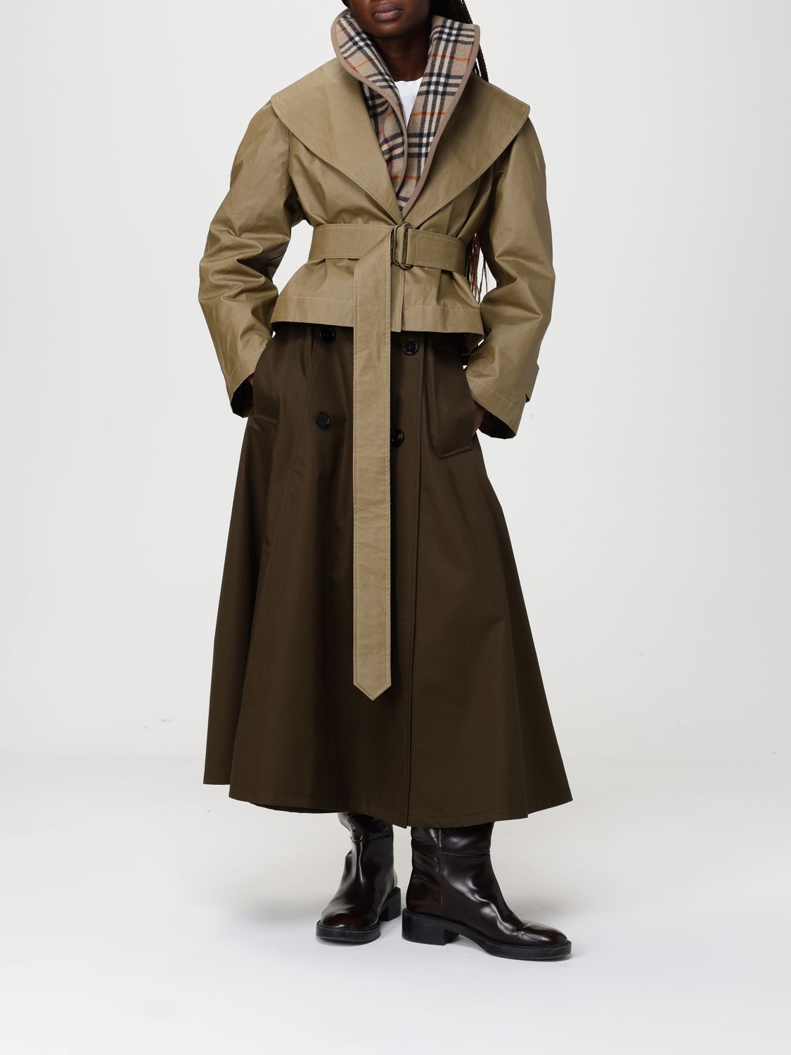 Burberry Burberry Jacket Woman Green Size XS / US 0-2 / IT 36-38 - 2 Thumbnail