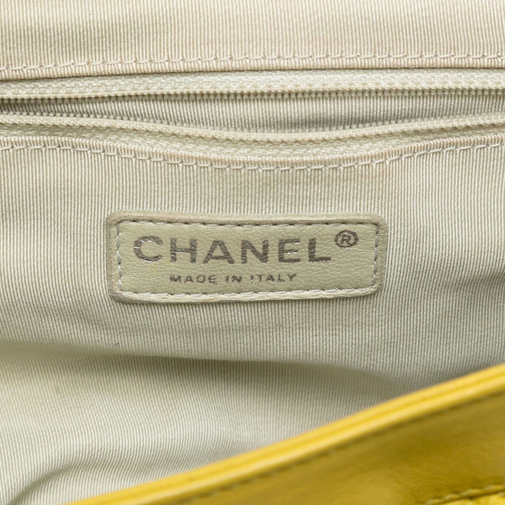 CC Quilted Lambskin Chain Around Flap