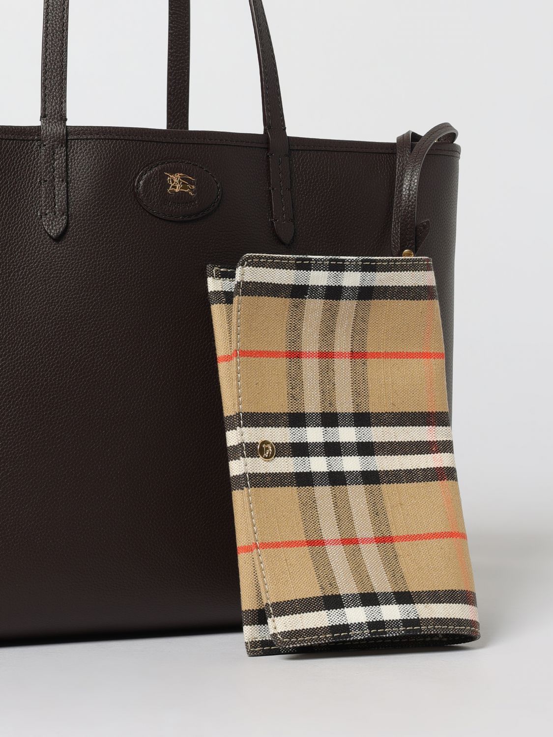 Burberry Burberry Tote Bag Woman Brown Size ONE SIZE - 4 Thumbnail
