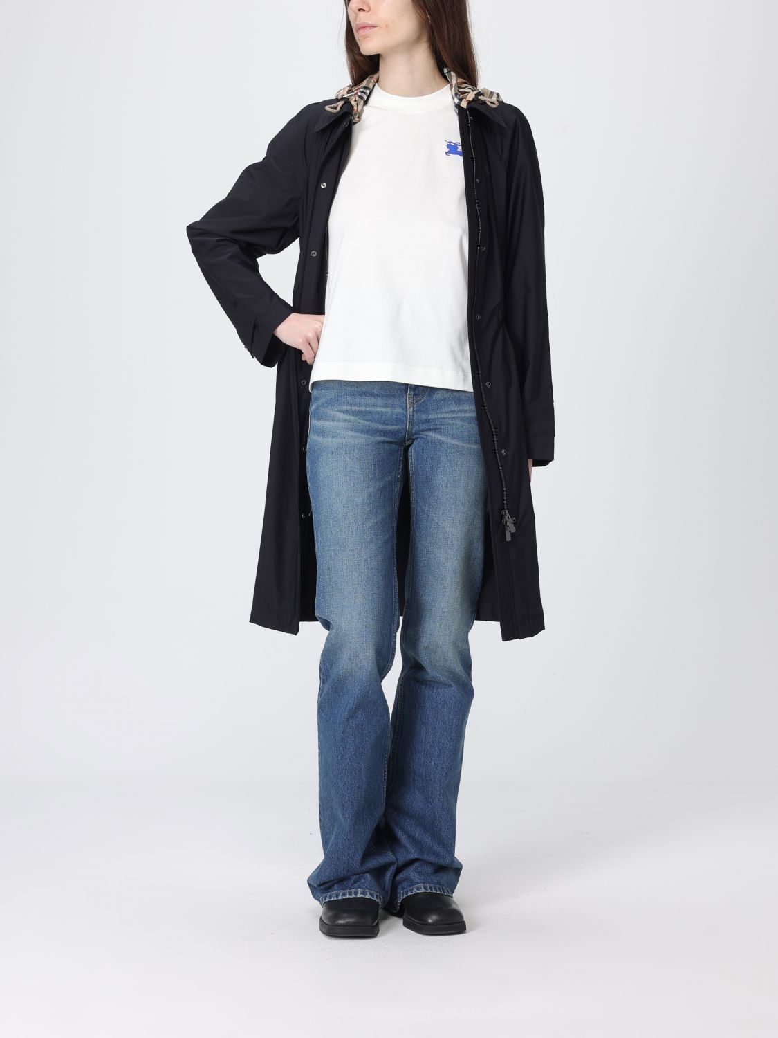 Burberry Burberry Jacket Woman Black Size XS / US 0-2 / IT 36-38 - 2 Thumbnail