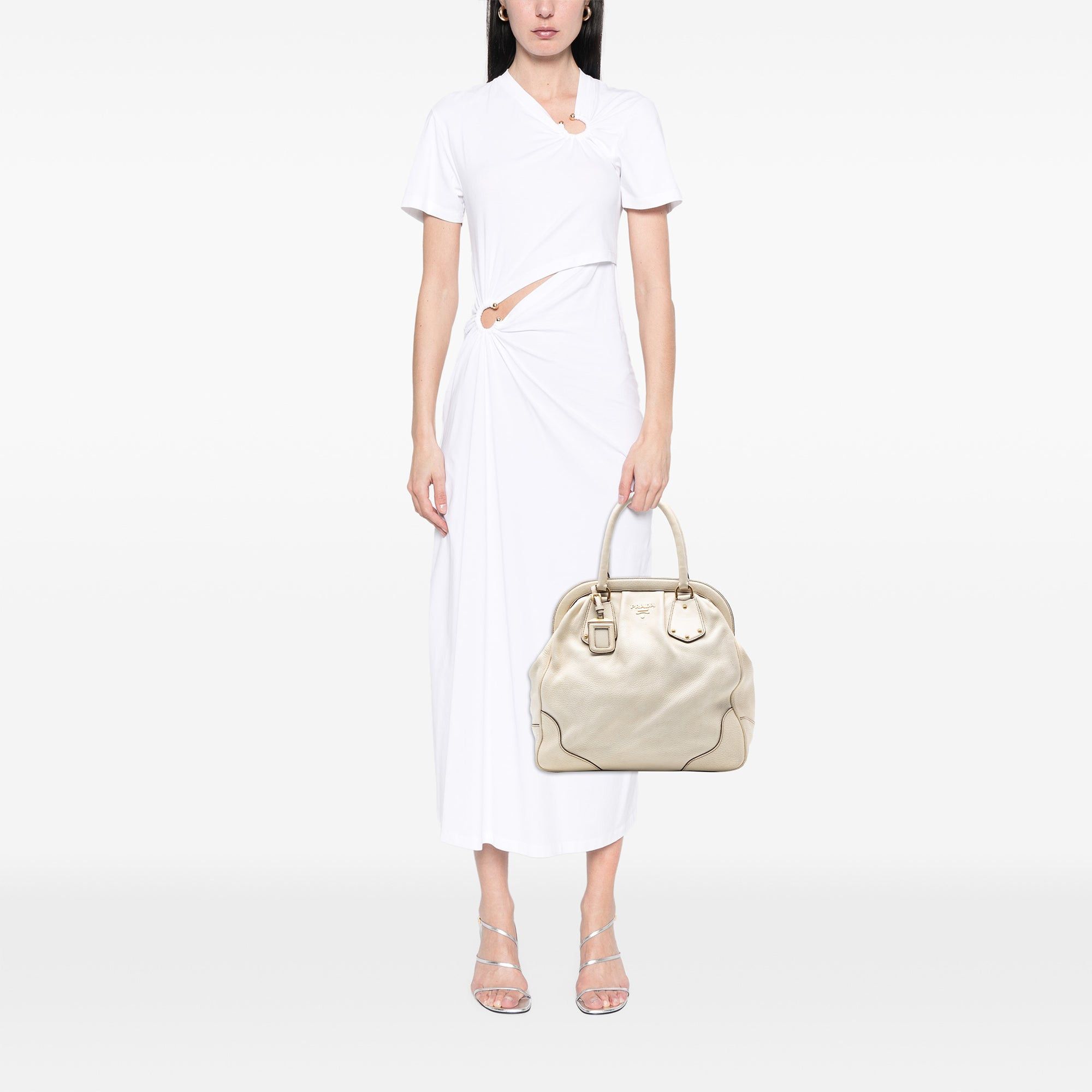 Prada Vitello Daino Frame Tote Size ONE SIZE - 6 Thumbnail