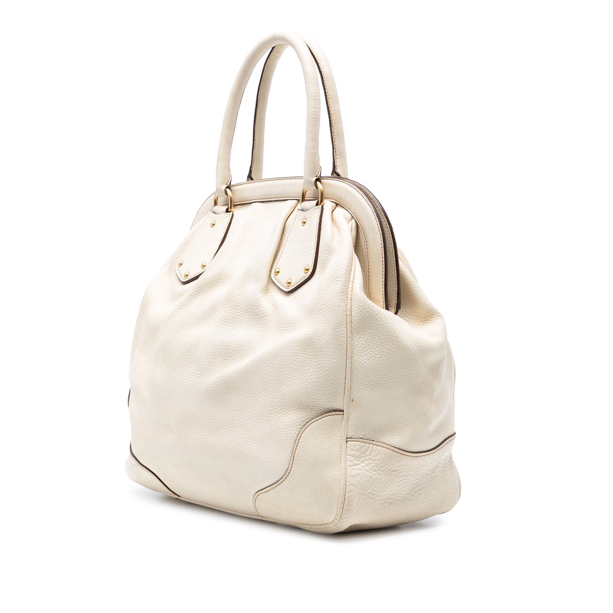 Prada Vitello Daino Frame Tote Size ONE SIZE - 2 Thumbnail