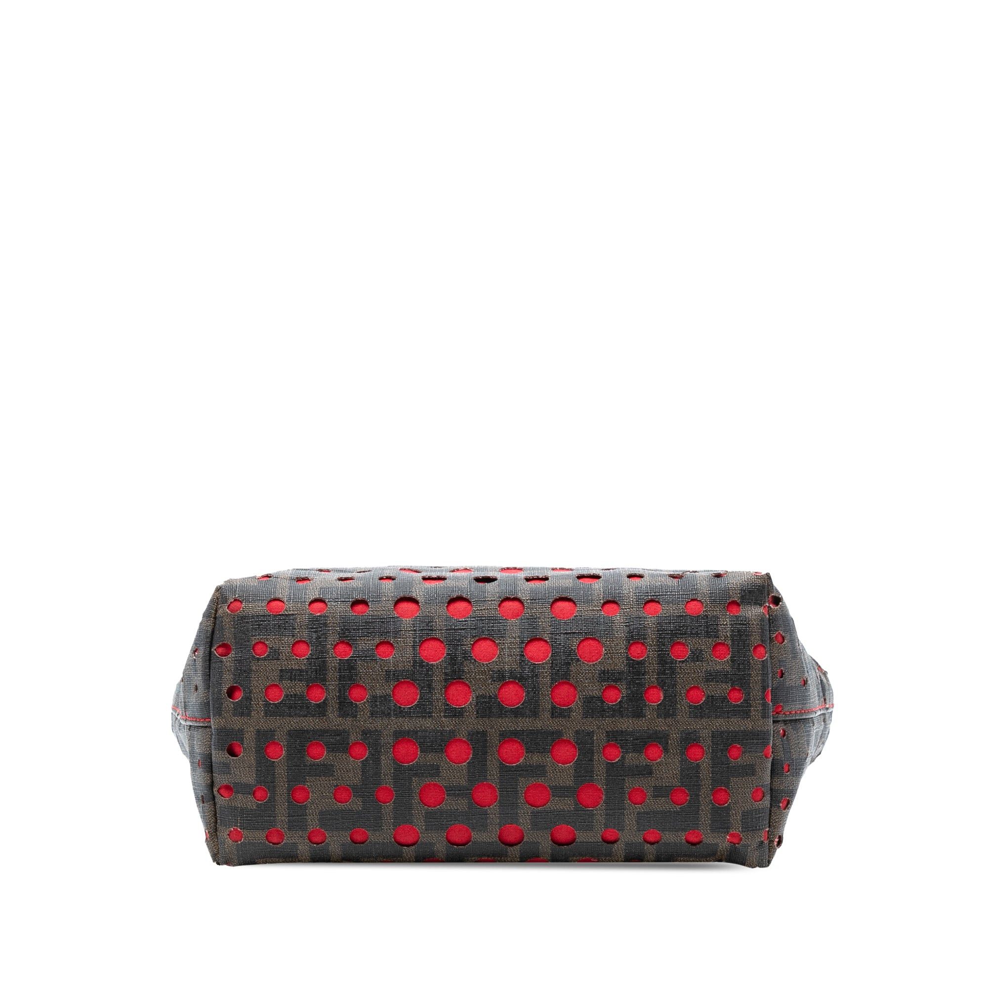 Fendi Small Perforated Zucca Spalmati Roll Tote Size ONE SIZE - 3 Thumbnail