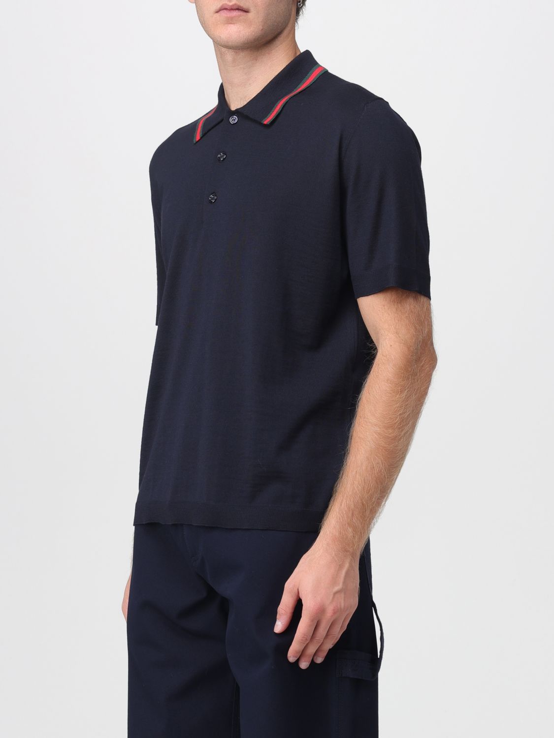 Gucci Gucci Polo Shirt Men Ink Size US L / EU 52-54 / 3 - 4 Thumbnail