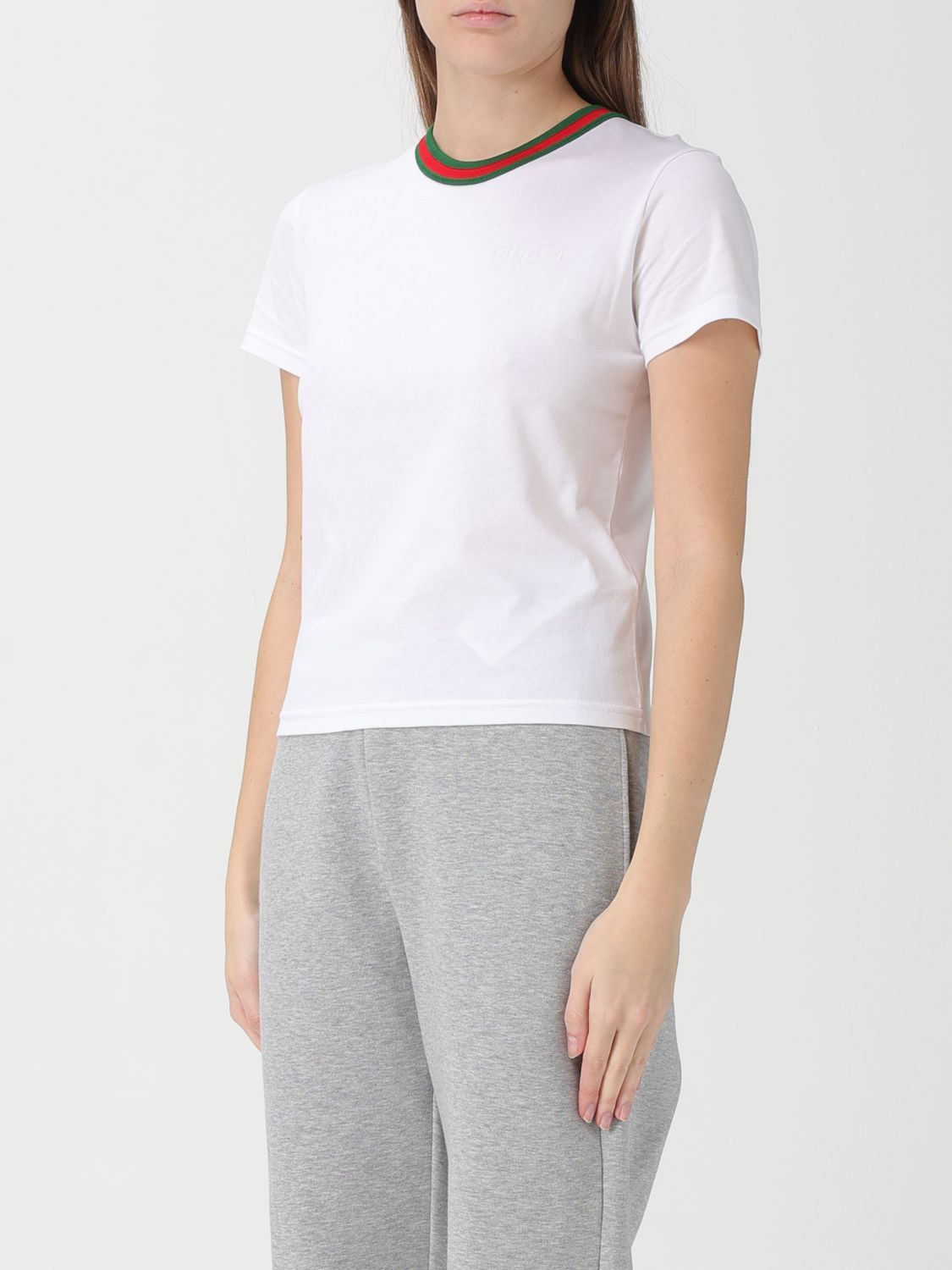 Gucci Gucci T-Shirt Woman White Size XS / US 0-2 / IT 36-38 - 4 Thumbnail