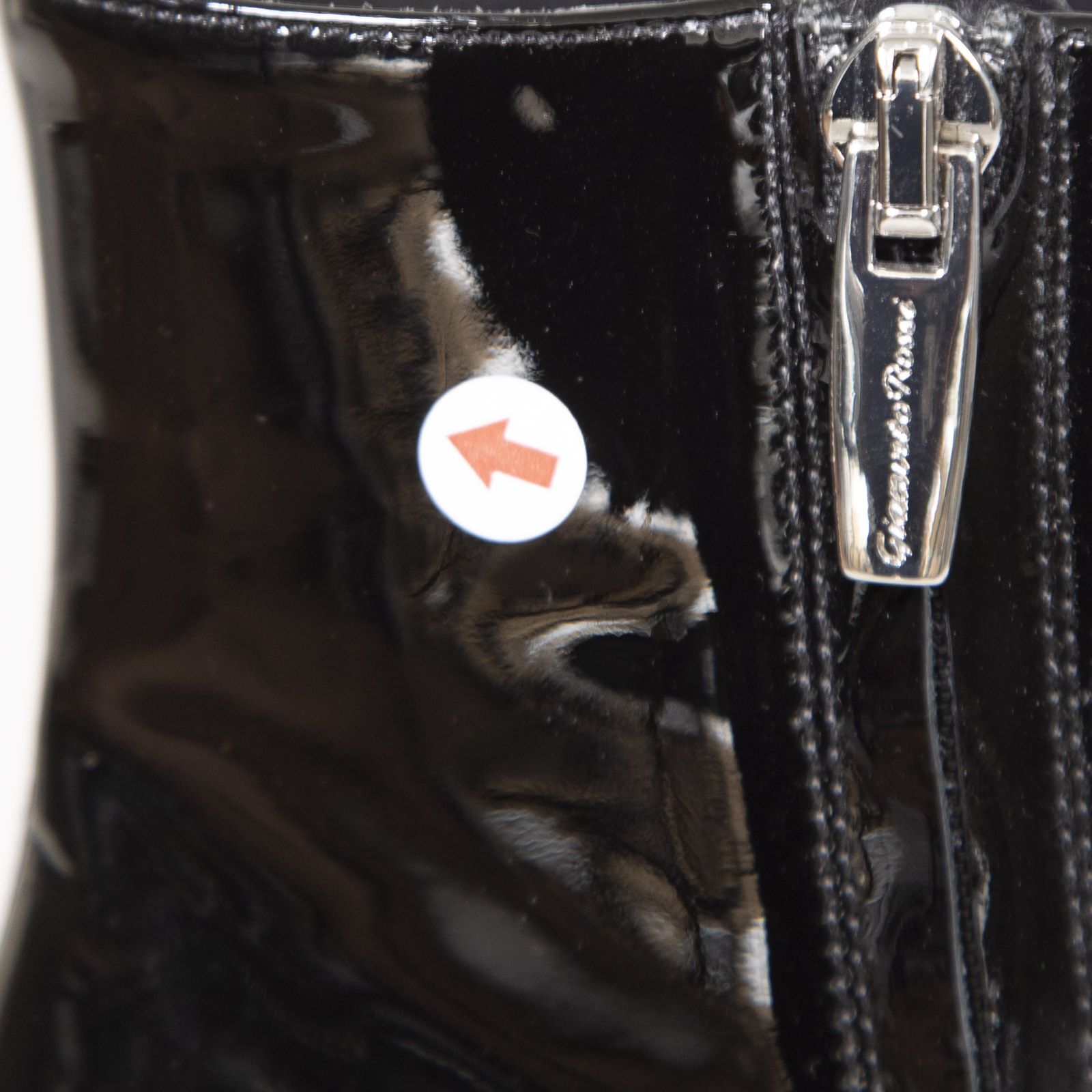 Gianvito Rossi Black Patent Leather Heeled Boots Size US 7 / IT 37 - 14 Thumbnail