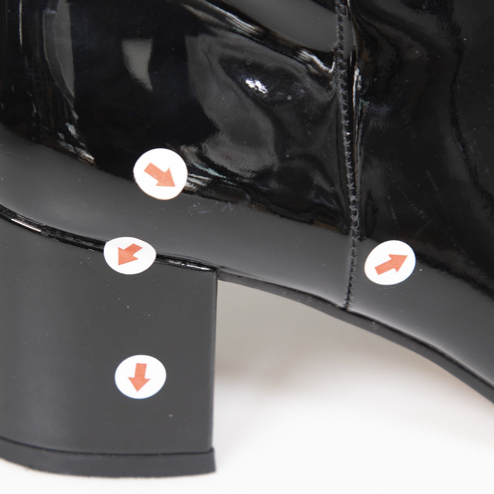 Gianvito Rossi Black Patent Leather Heeled Boots Size US 7 / IT 37 - 19 Thumbnail