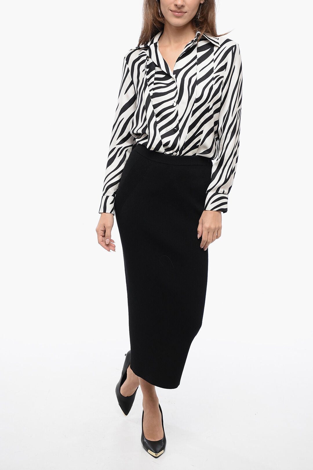 Alexander McQueen Knit Longuette with Side Zip Size S / US 4 / IT 40 - 4 Thumbnail