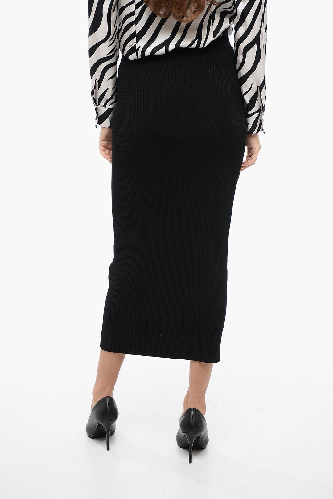 Alexander McQueen Knit Longuette with Side Zip Size M / US 6-8 / IT 42-44 - 2 Thumbnail