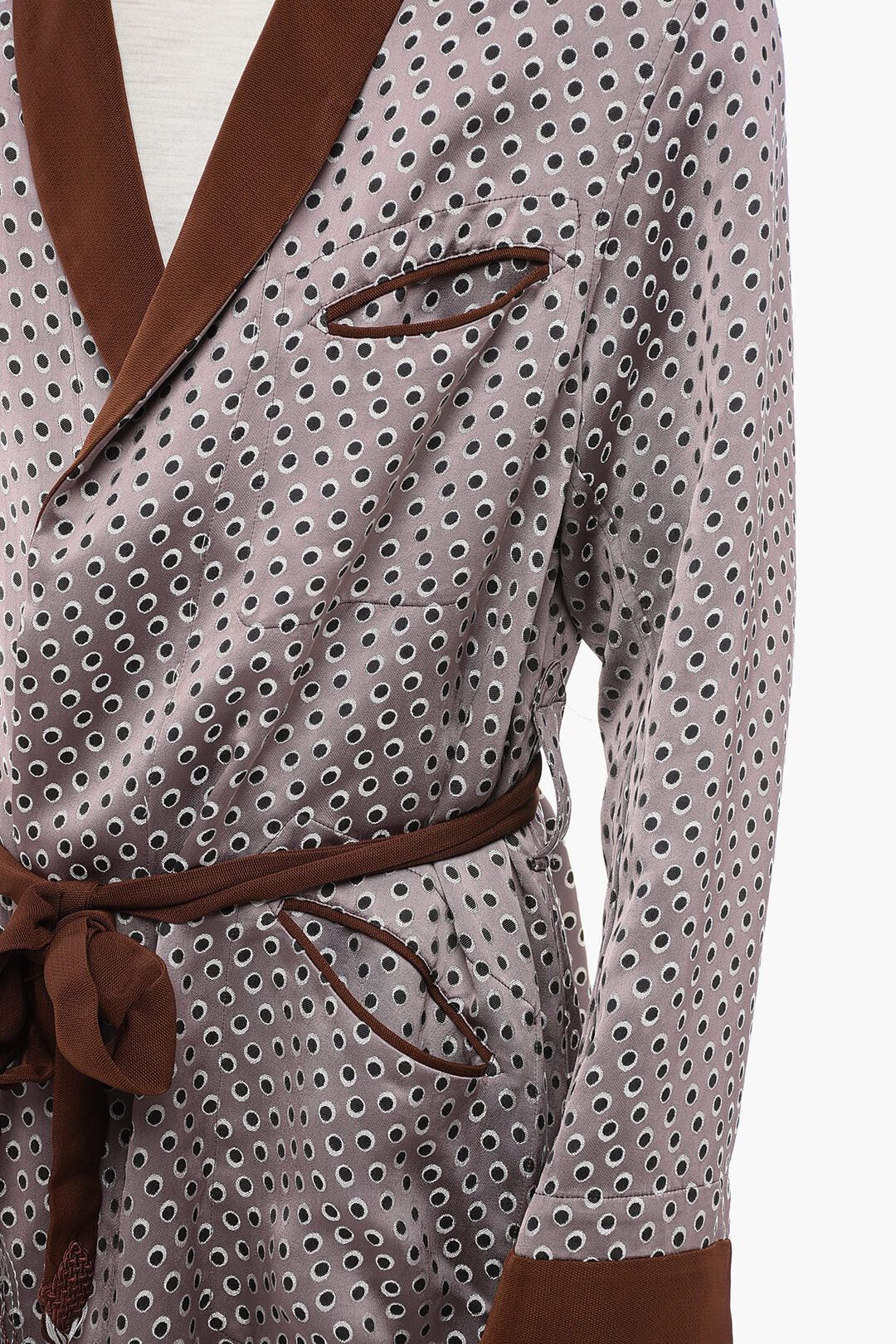 Maison Margiela MM1 Long Polka-Dot Cardigan with Belt Size US S / EU 44-46 / 1 - 3 Thumbnail