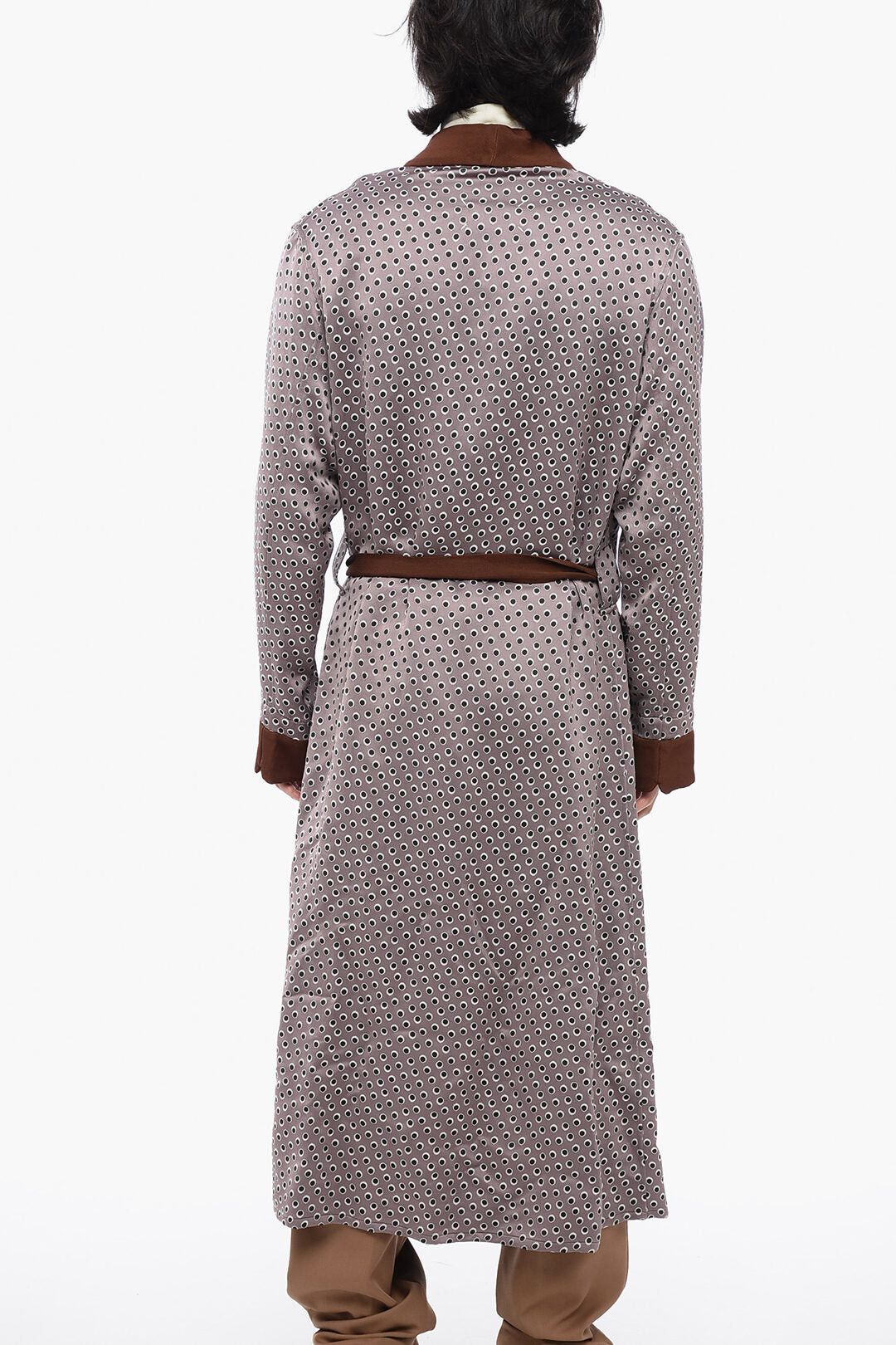 Maison Margiela MM1 Long Polka-Dot Cardigan with Belt Size US S / EU 44-46 / 1 - 2 Thumbnail