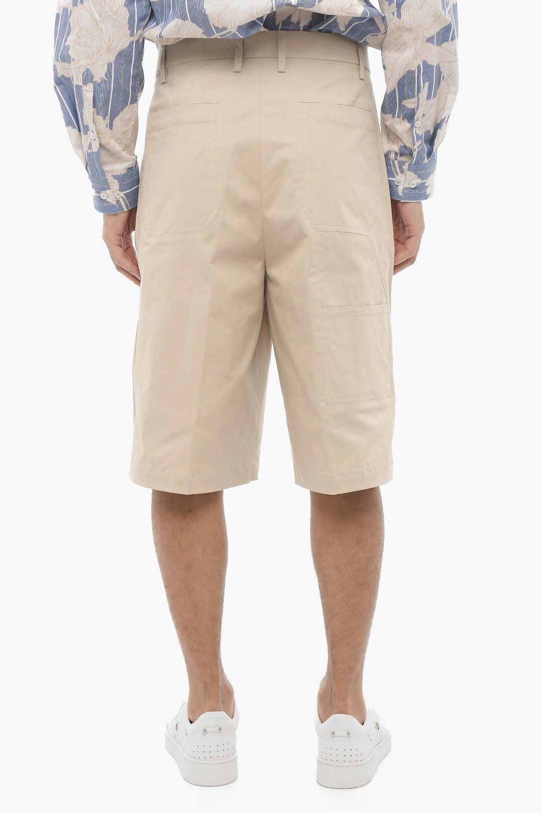 Neil Barrett Straight-Fit Solid-Color Bermudas Size US 30 / EU 46 - 4 Thumbnail