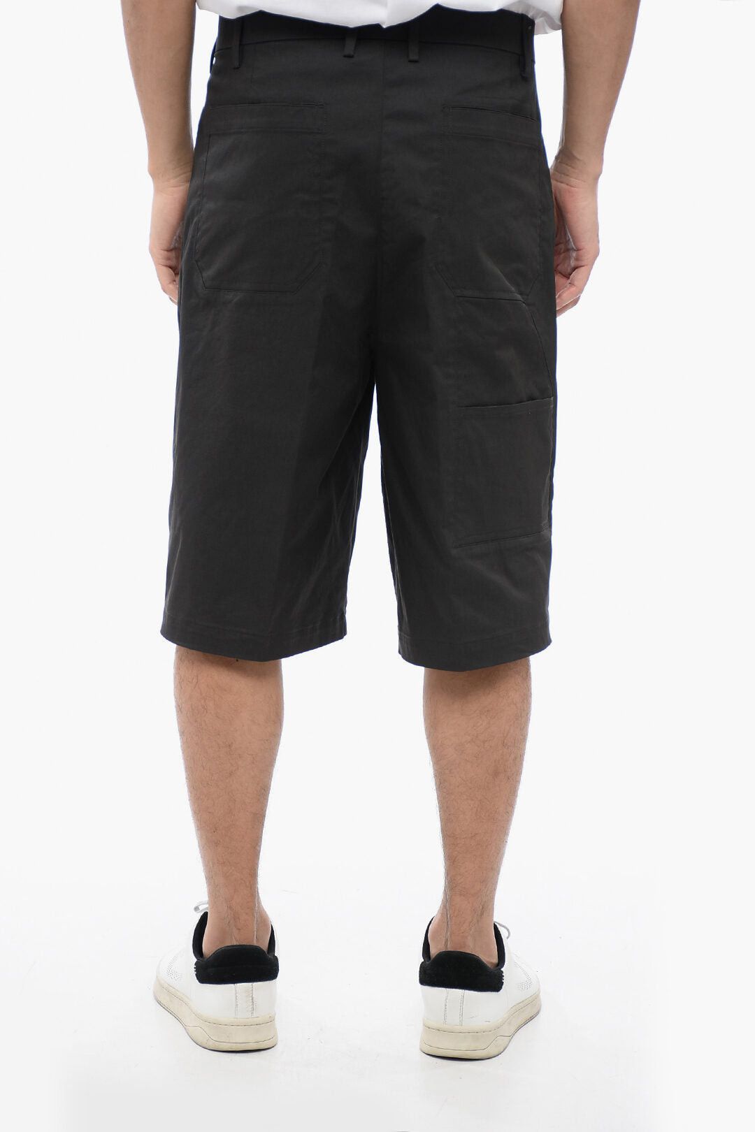 Neil Barrett Multi-Pocket Cotton-Blend Shorts with Belt Loops Size US 33 - 4 Thumbnail