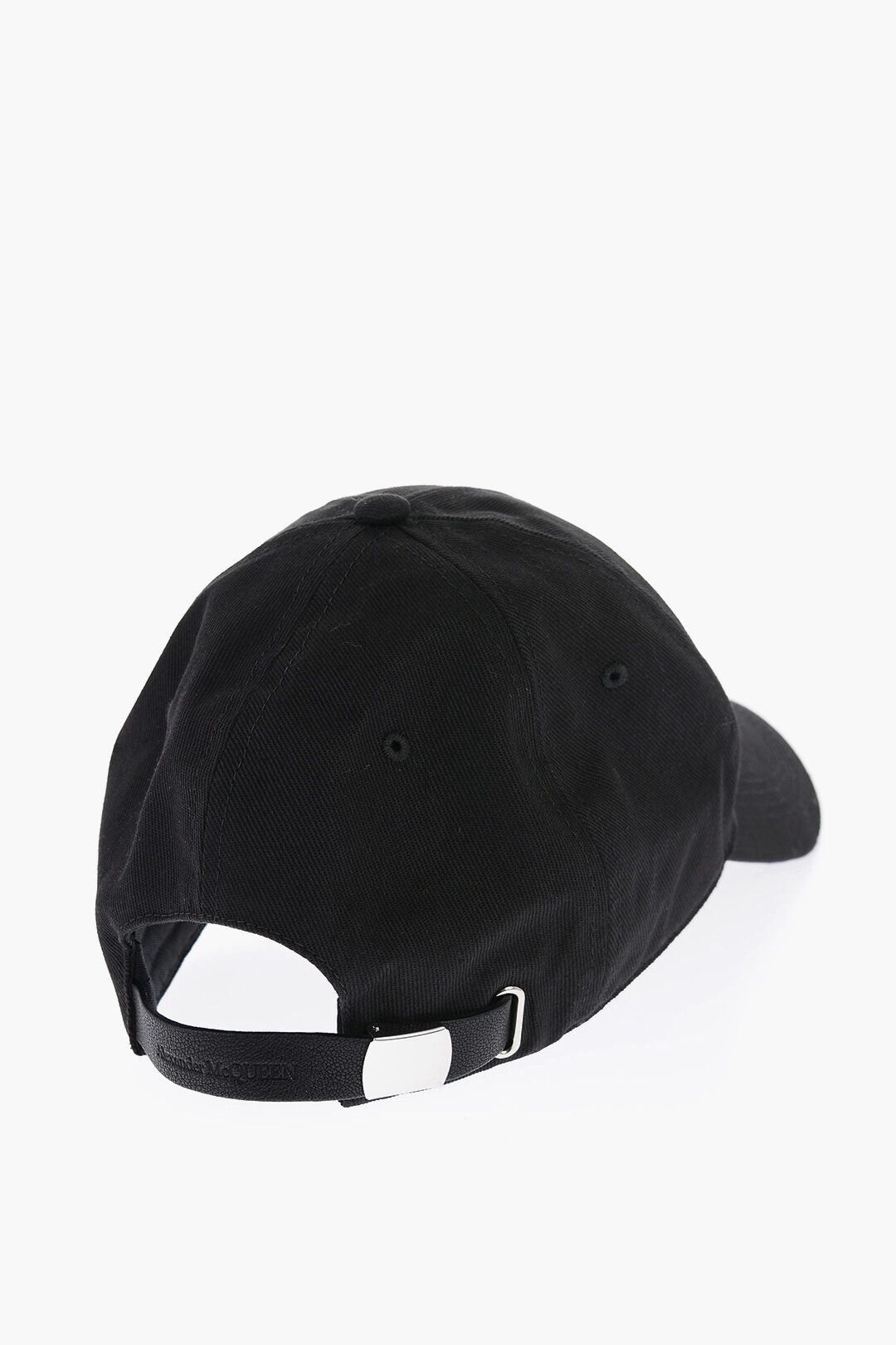 Alexander McQueen Cotton Baseball Cap with Embossed Logo Size ONE SIZE - 3 Thumbnail