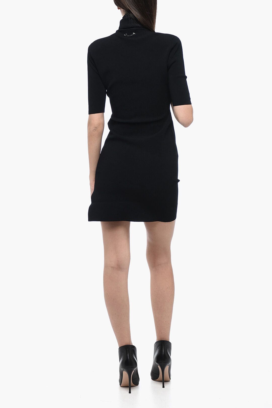 Dsquared2 High-Neck Dress with Padded Shoulders Size XS / US 0-2 / IT 36-38 - 2 Thumbnail