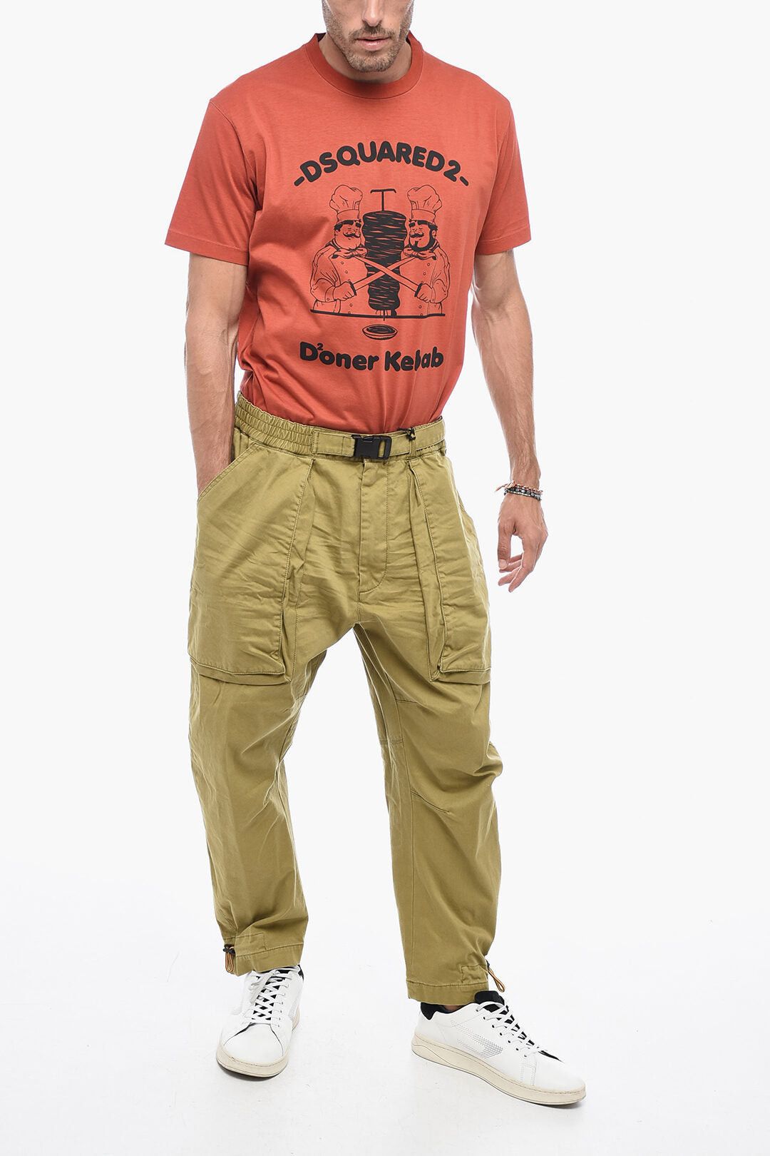 Dsquared2 Cargo Trousers with Belt Size US 32 / EU 48 - 4 Thumbnail