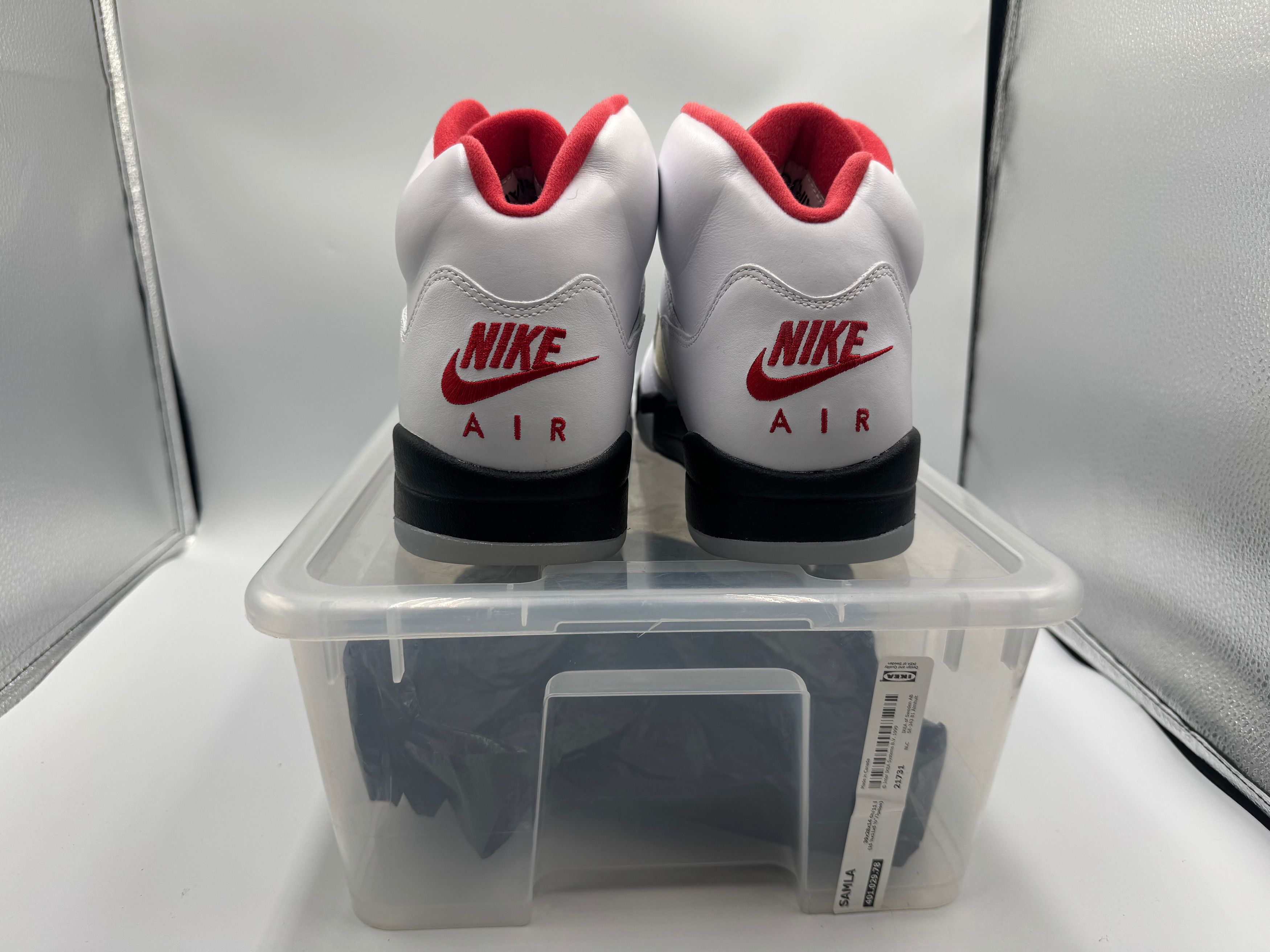 Jordan Brand PRE OWNED Air Jordan Retro 5 "Fire Red" 2020 Conditional Size US 11 / EU 44 - 4 Thumbnail