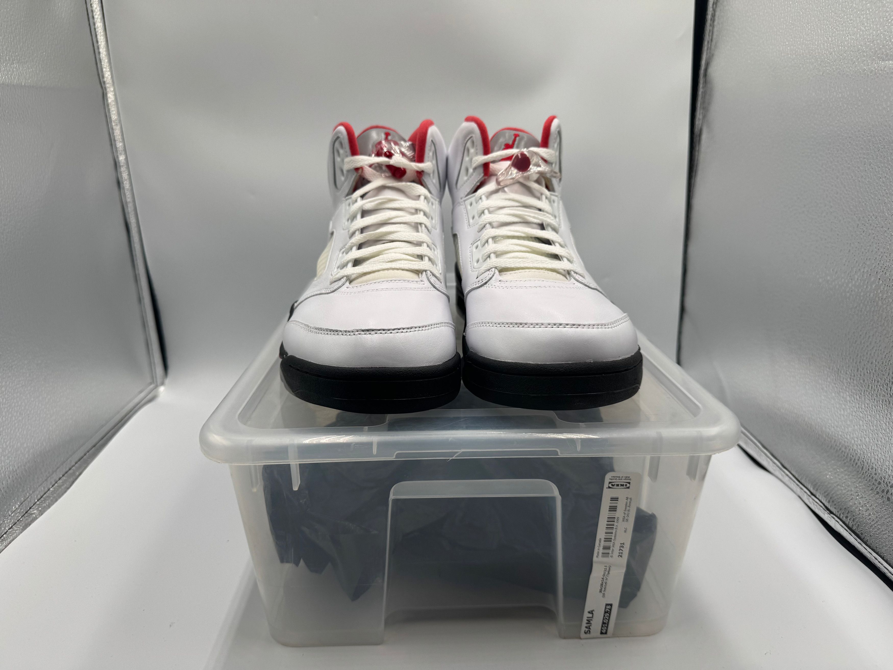 Jordan Brand PRE OWNED Air Jordan Retro 5 "Fire Red" 2020 Conditional Size US 11 / EU 44 - 3 Thumbnail