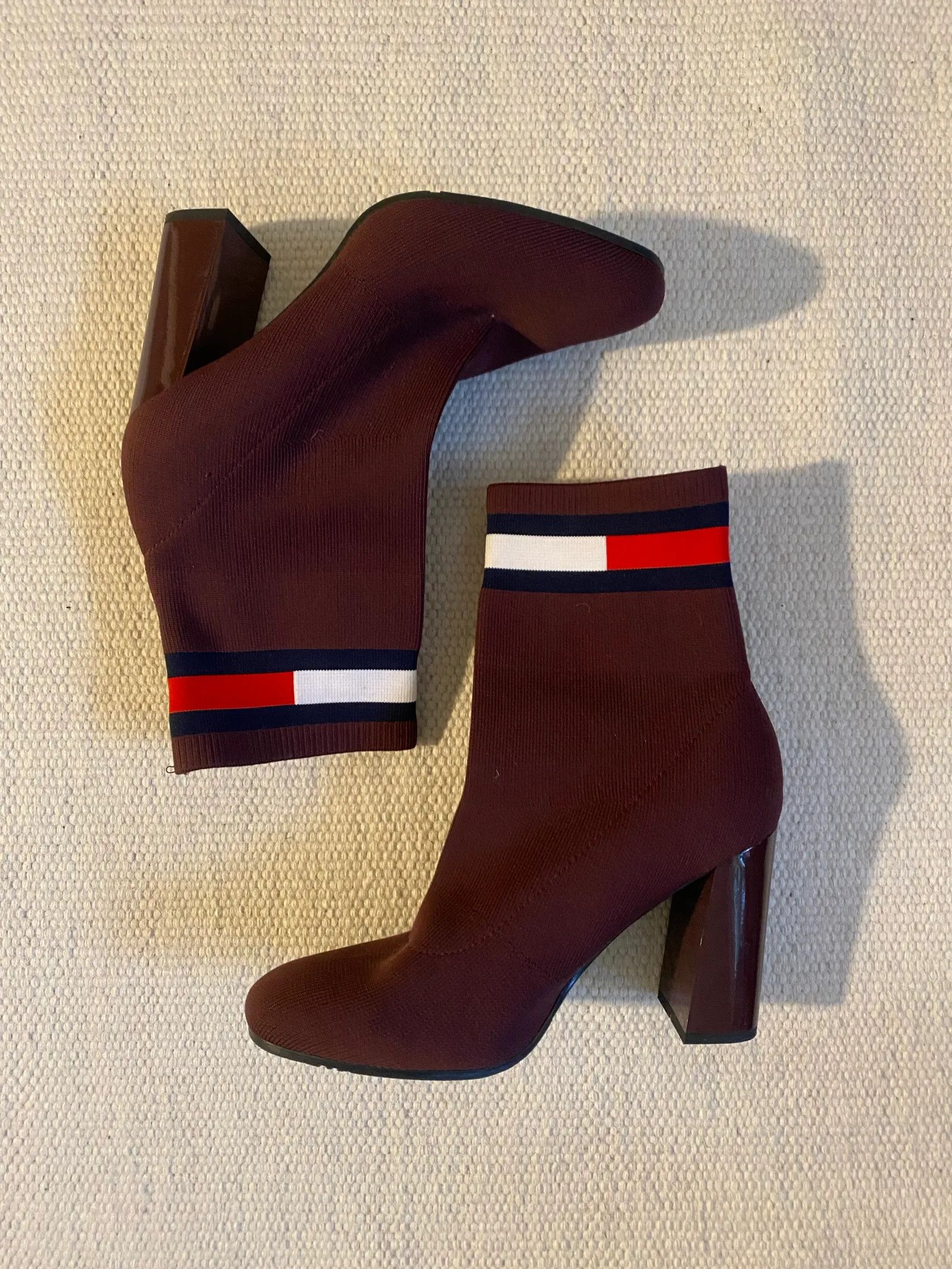 Tommy Hilfiger Tommy Hilfiger High heeled ankle boots - burgendy Heels Size US 10 / IT 40 - 5 Thumbnail