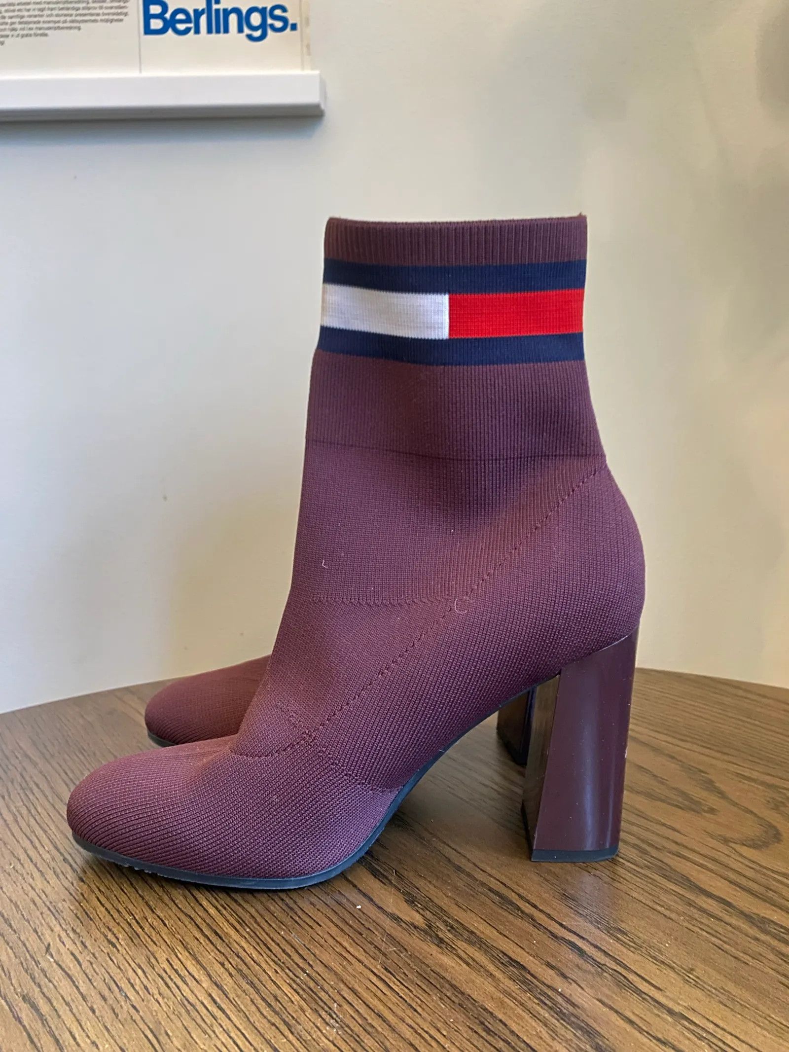 Tommy Hilfiger Tommy Hilfiger High heeled ankle boots - burgendy Heels Size US 10 / IT 40 - 3 Thumbnail