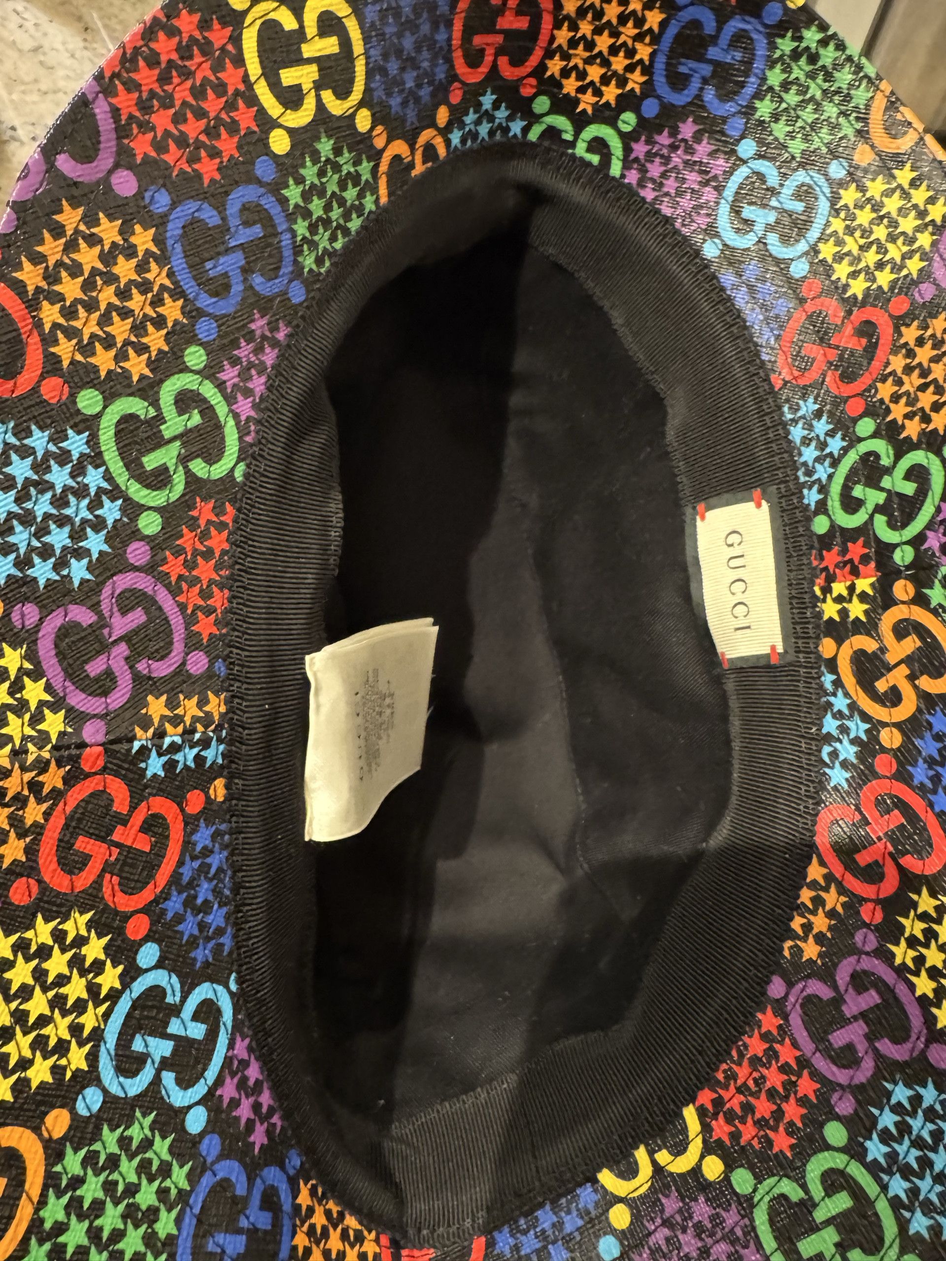 Gucci Gucci gucci psychedelic bucket hat Hat Size ONE SIZE - 4 Thumbnail