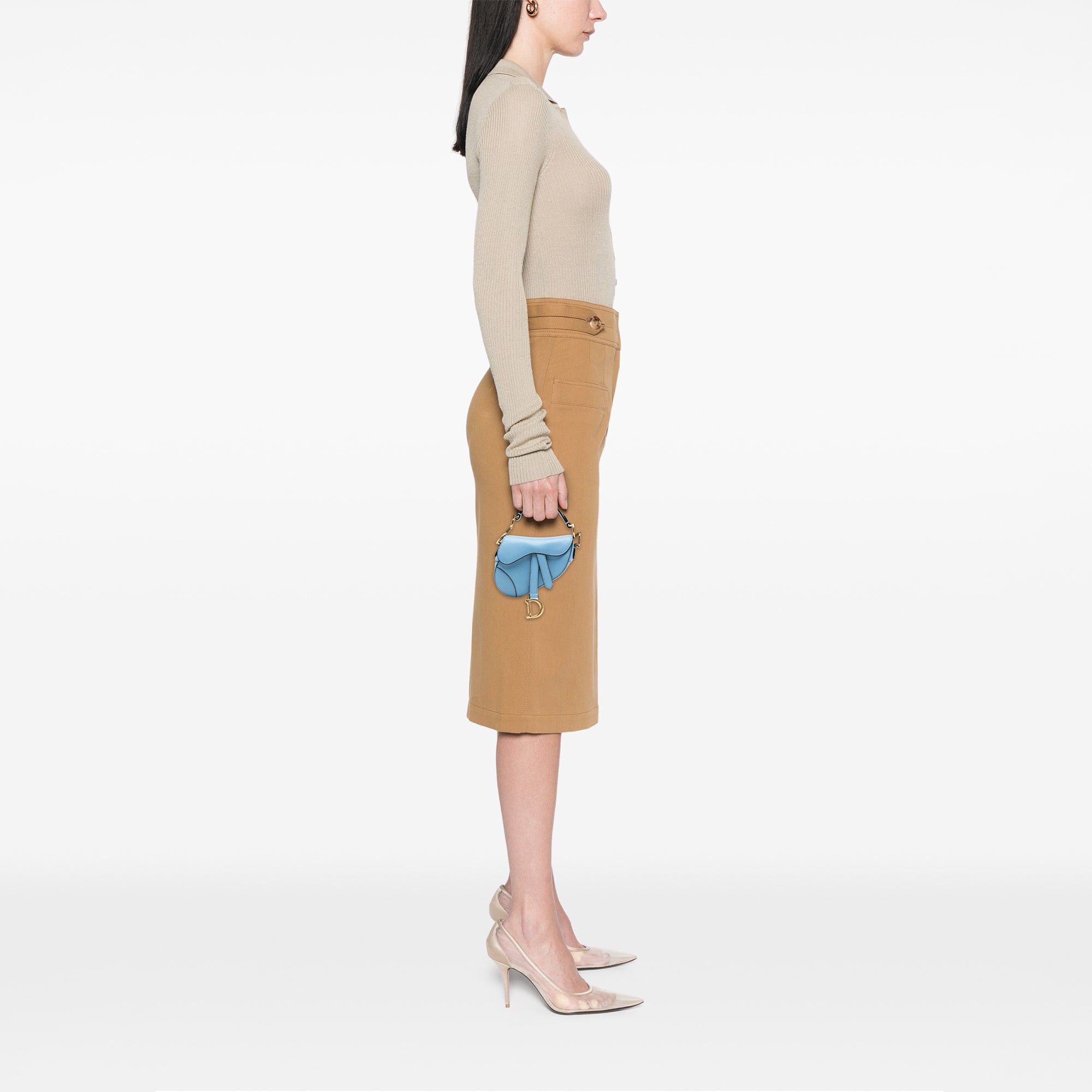 Dior Micro Goatskin Saddle Bag Size ONE SIZE - 7 Thumbnail