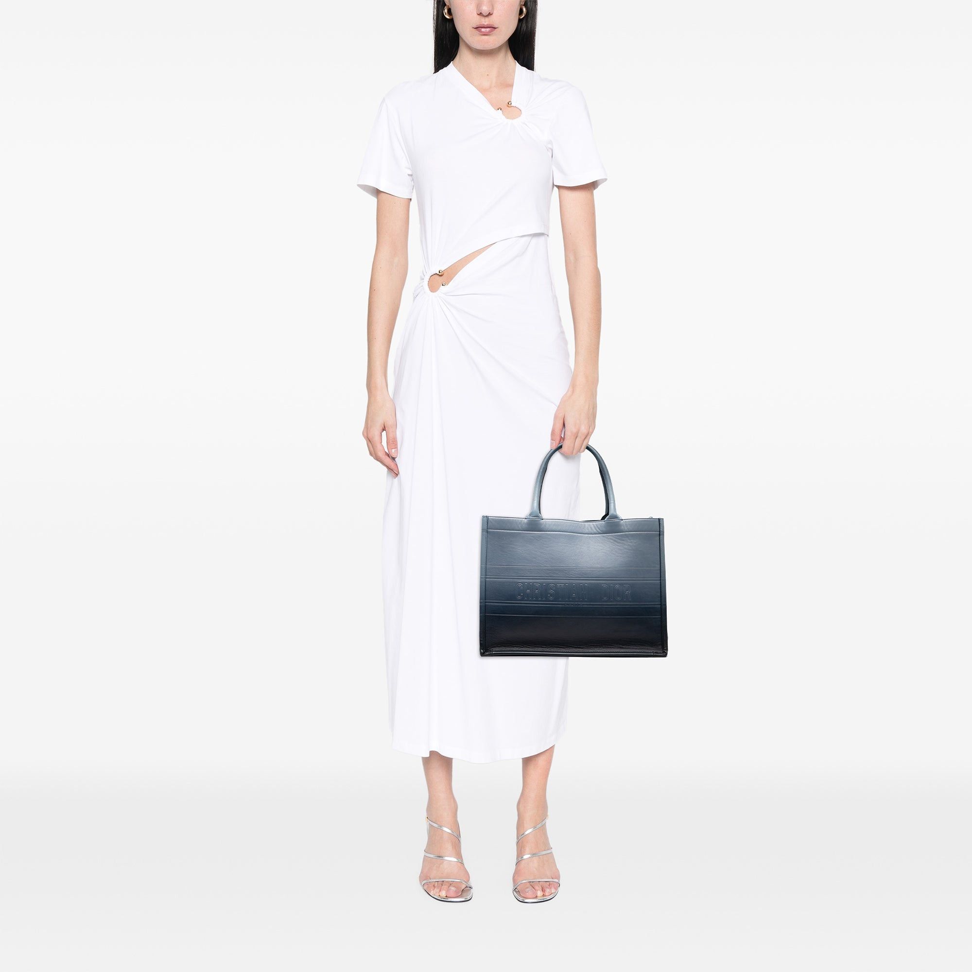 Dior Medium Ombre Embossed Leather Book Tote Size ONE SIZE - 7 Thumbnail