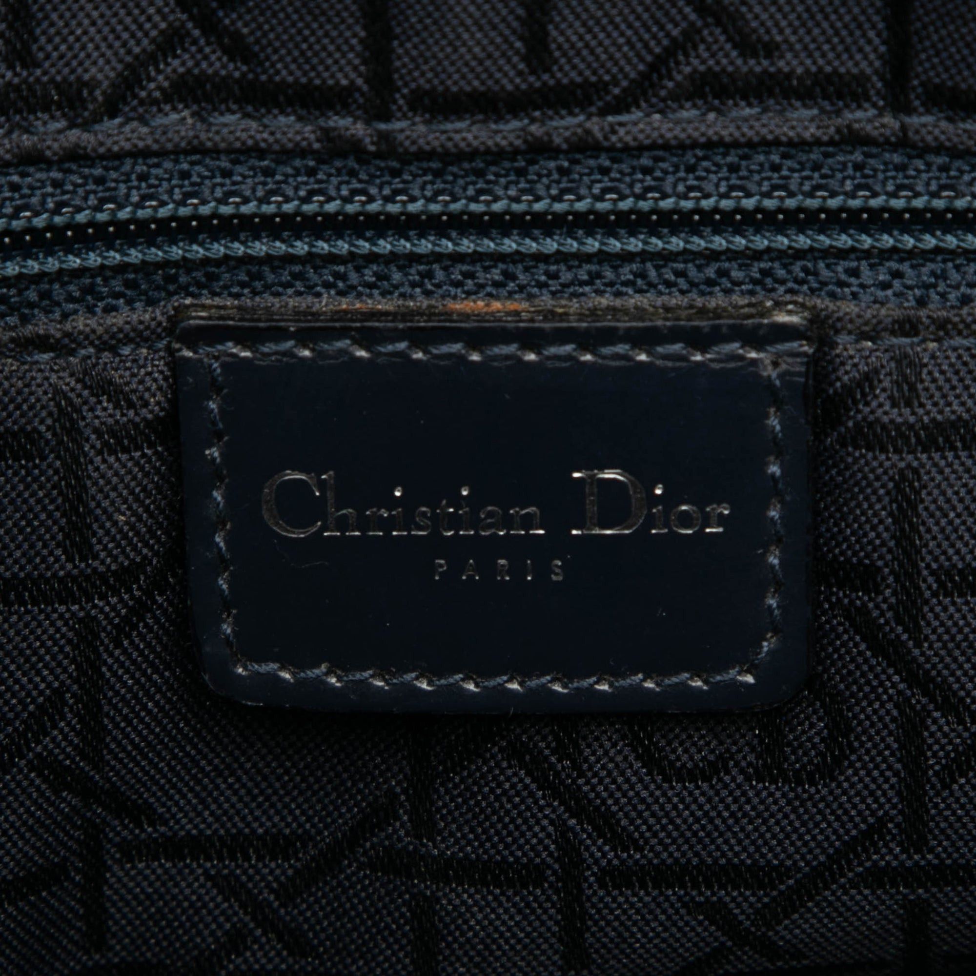 Dior Large Denim Cannage Acrylic Handles Lady Dior Size ONE SIZE - 5 Thumbnail