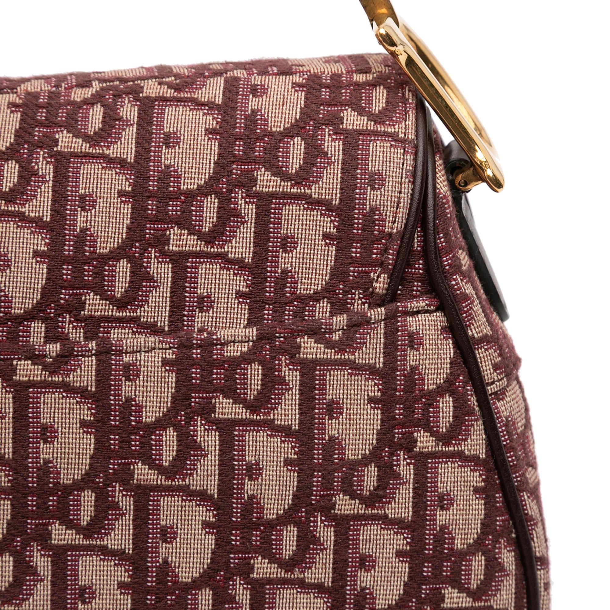 Dior Oblique Canvas Saddle Bag Size ONE SIZE - 8 Thumbnail
