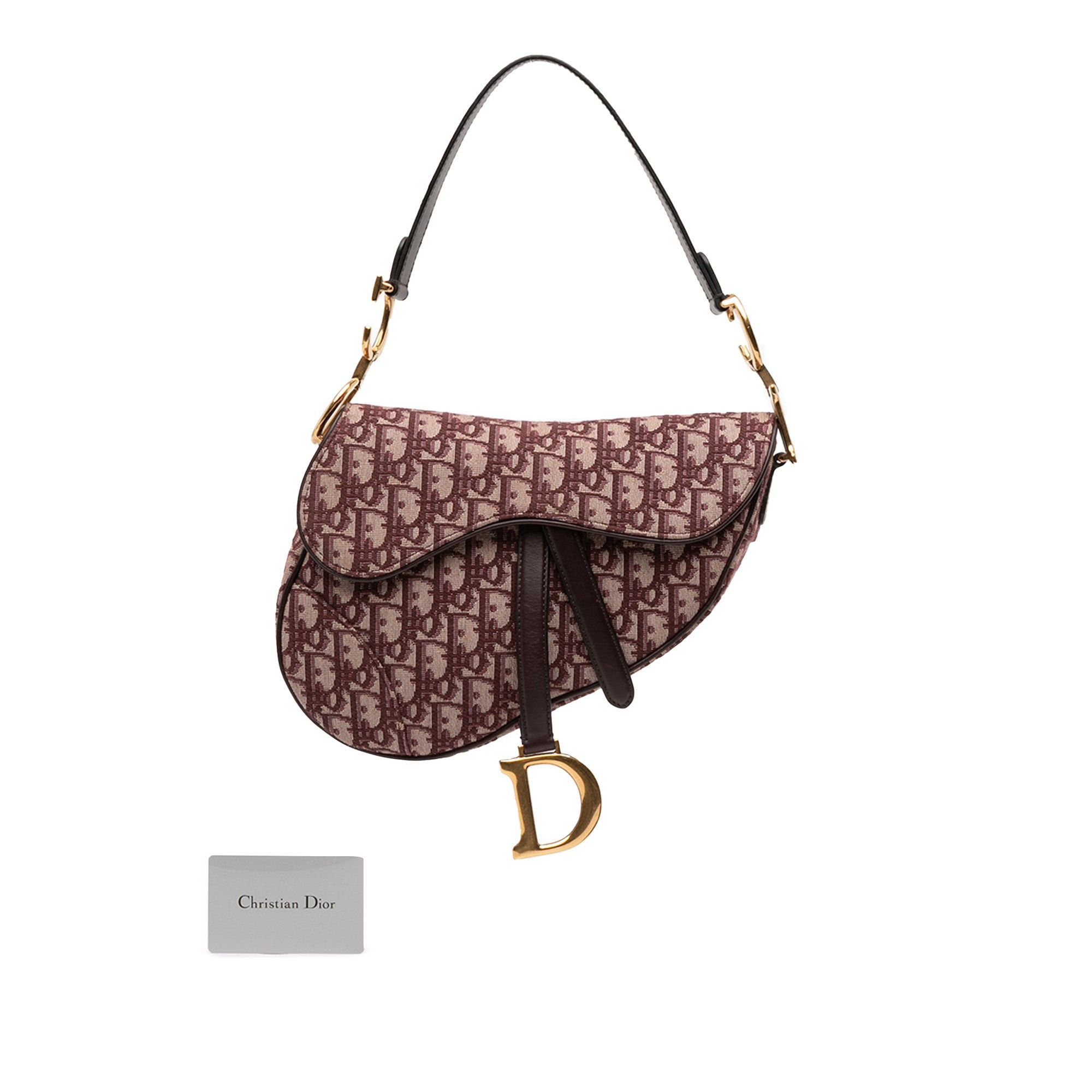 Dior Oblique Canvas Saddle Bag Size ONE SIZE - 11 Thumbnail