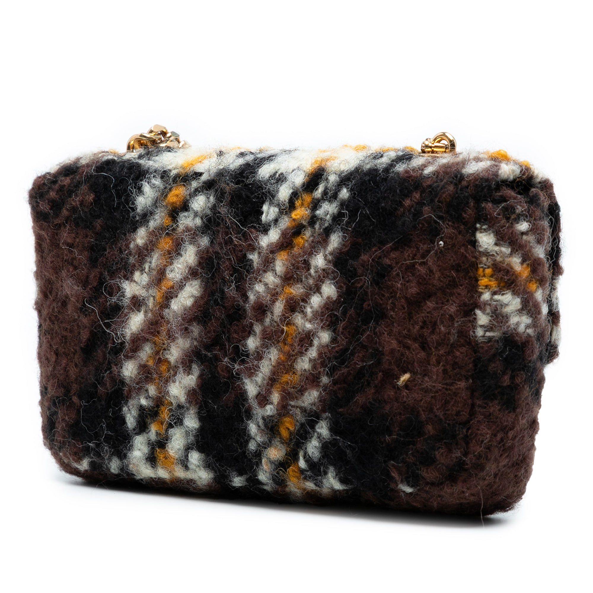 Celine Wool Triomphe Chain Shoulder Bag Size ONE SIZE - 2 Thumbnail