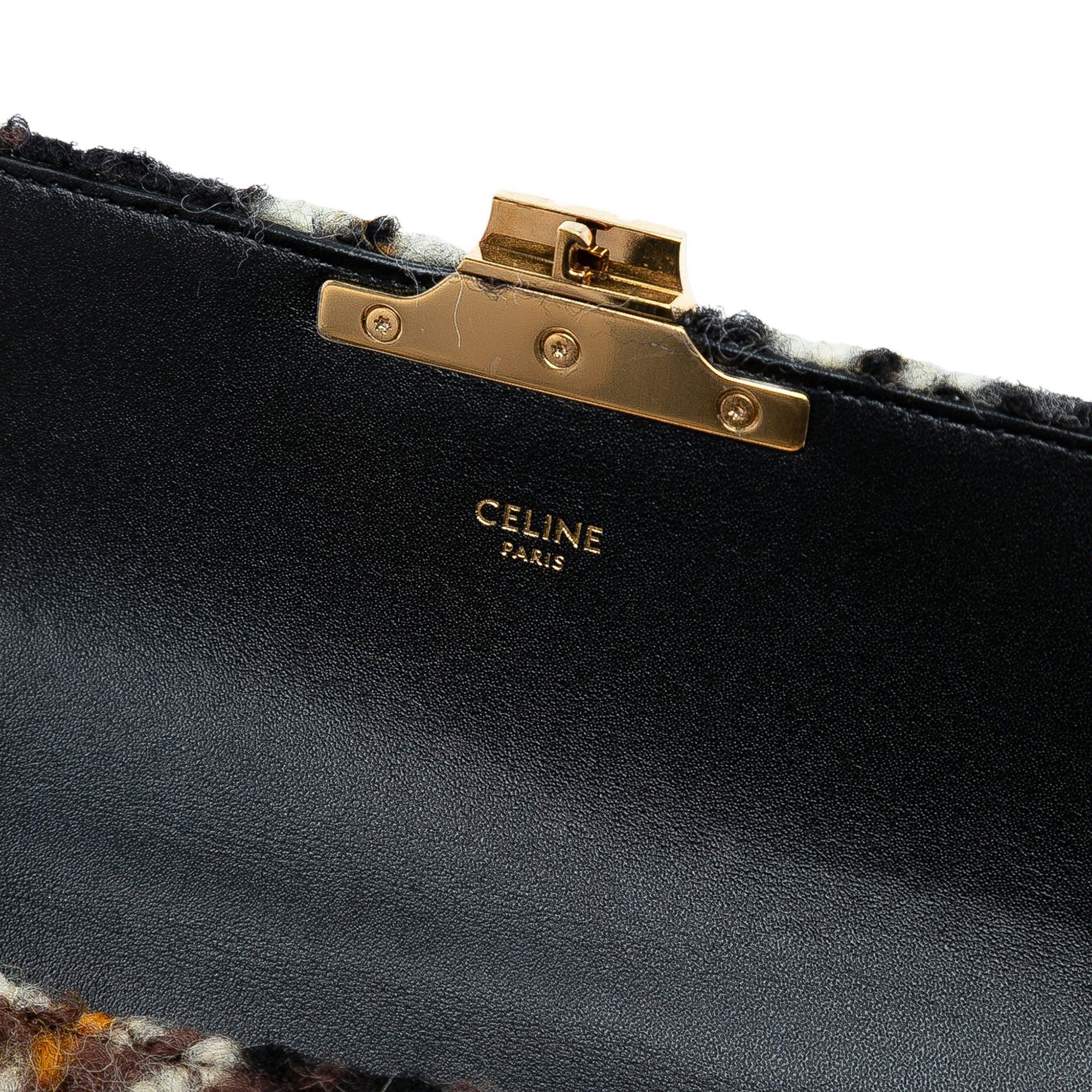 Celine Wool Triomphe Chain Shoulder Bag Size ONE SIZE - 5 Thumbnail