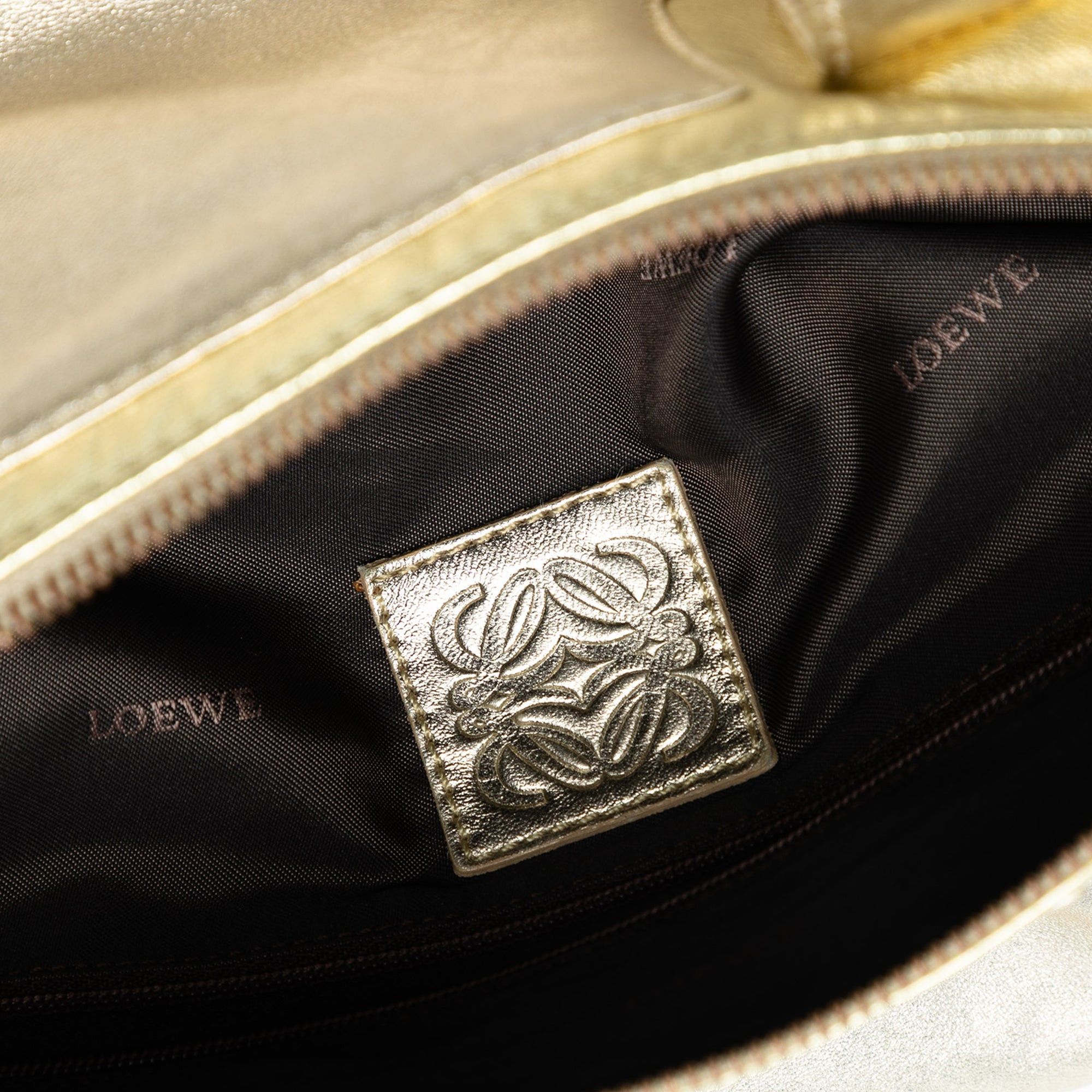 Loewe Metallic Leather Handbag Size ONE SIZE - 5 Thumbnail
