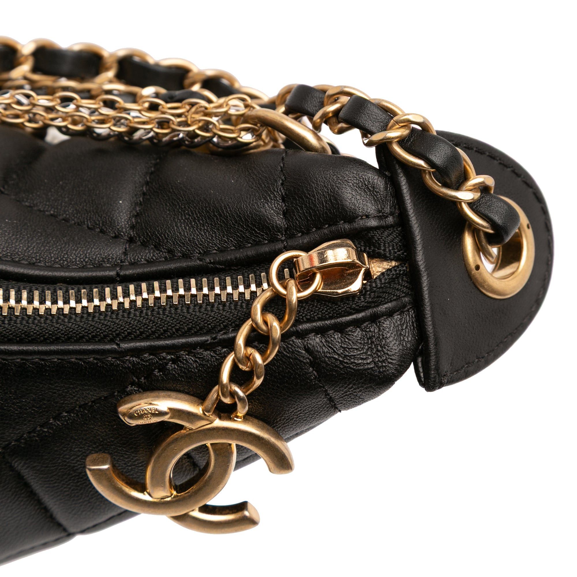 Chanel Quilted Lambskin All About Chains Hobo Size ONE SIZE - 7 Thumbnail