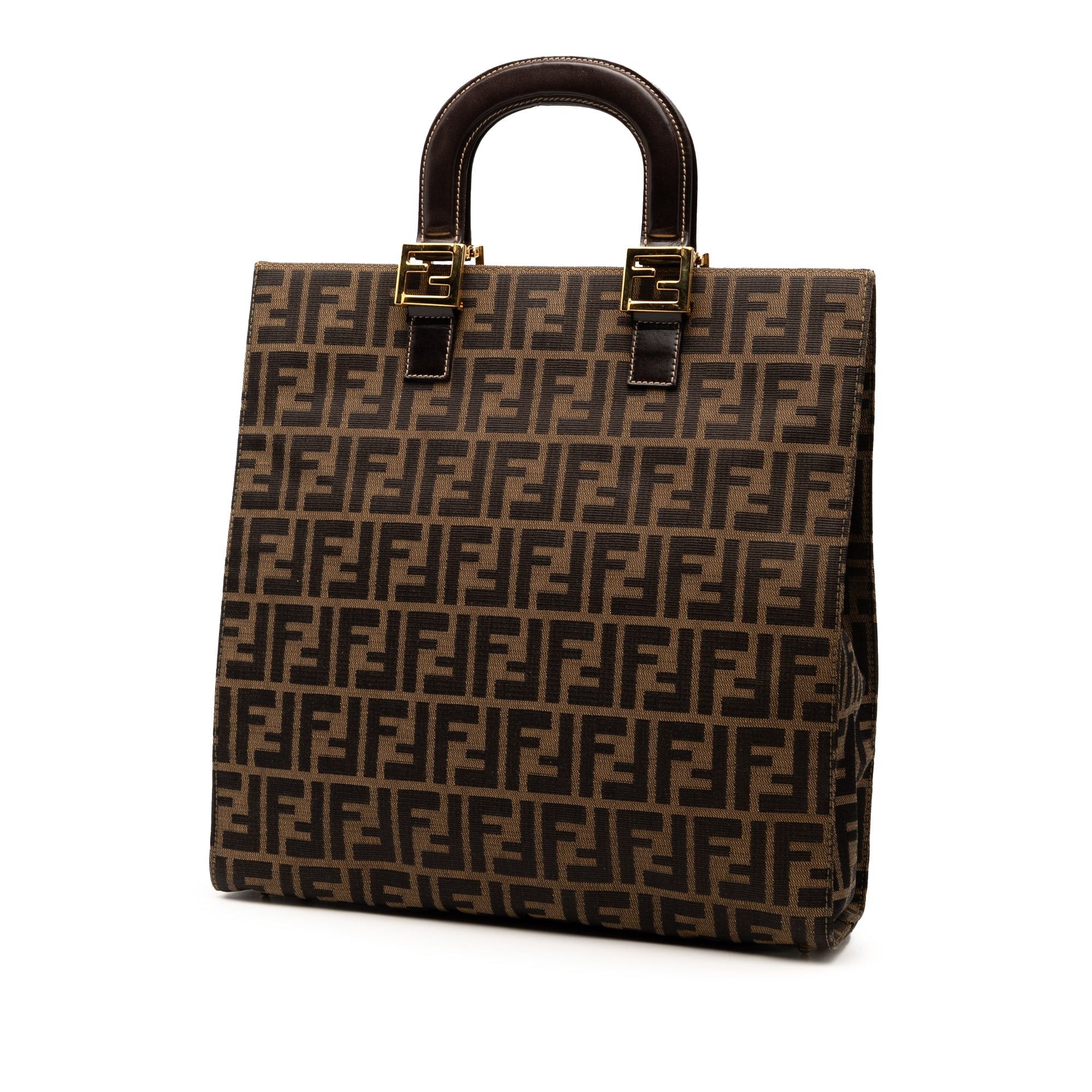 Fendi Zucca Canvas Twins Tote Size ONE SIZE - 2 Thumbnail