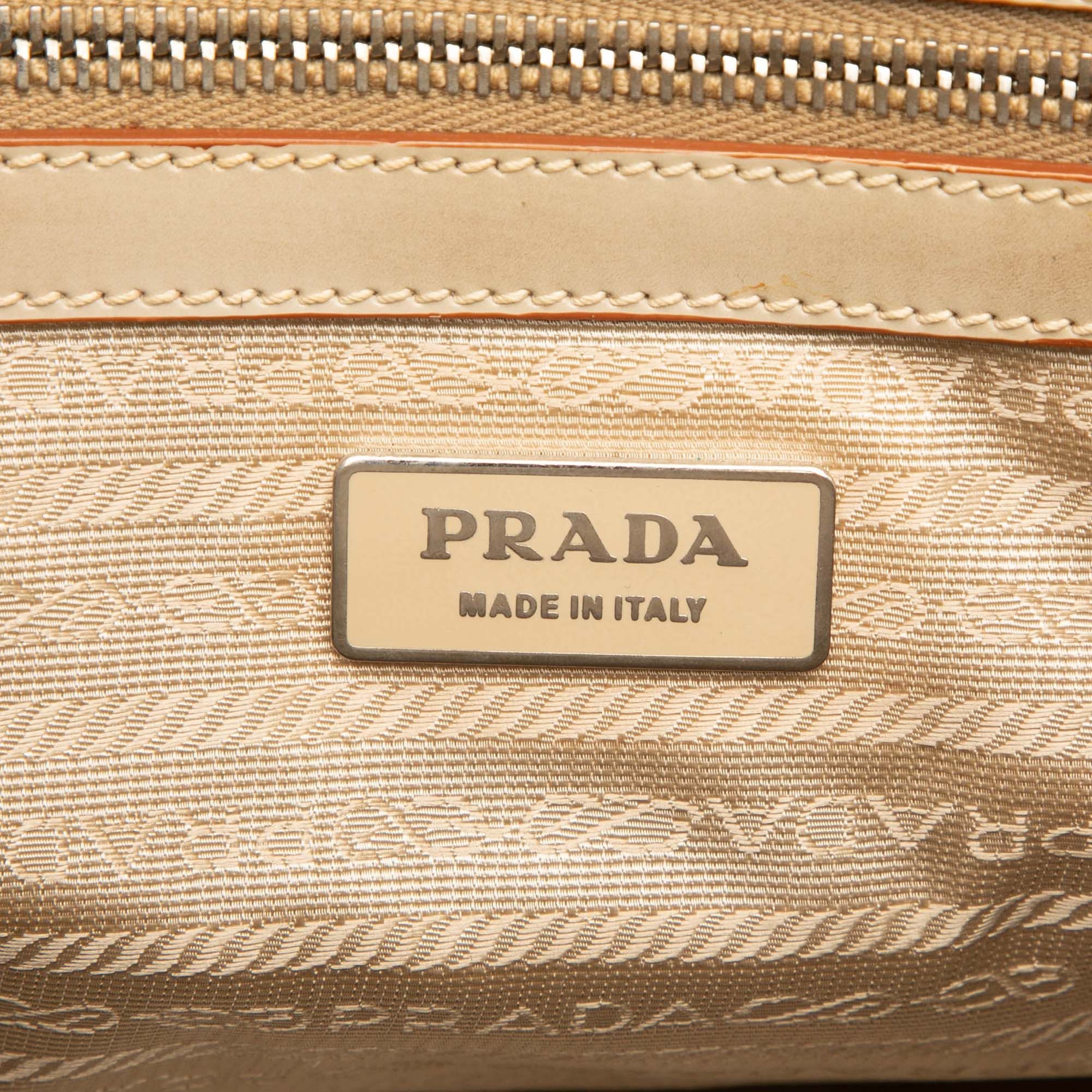 Prada Embossed Leather Handbag Size ONE SIZE - 5 Thumbnail