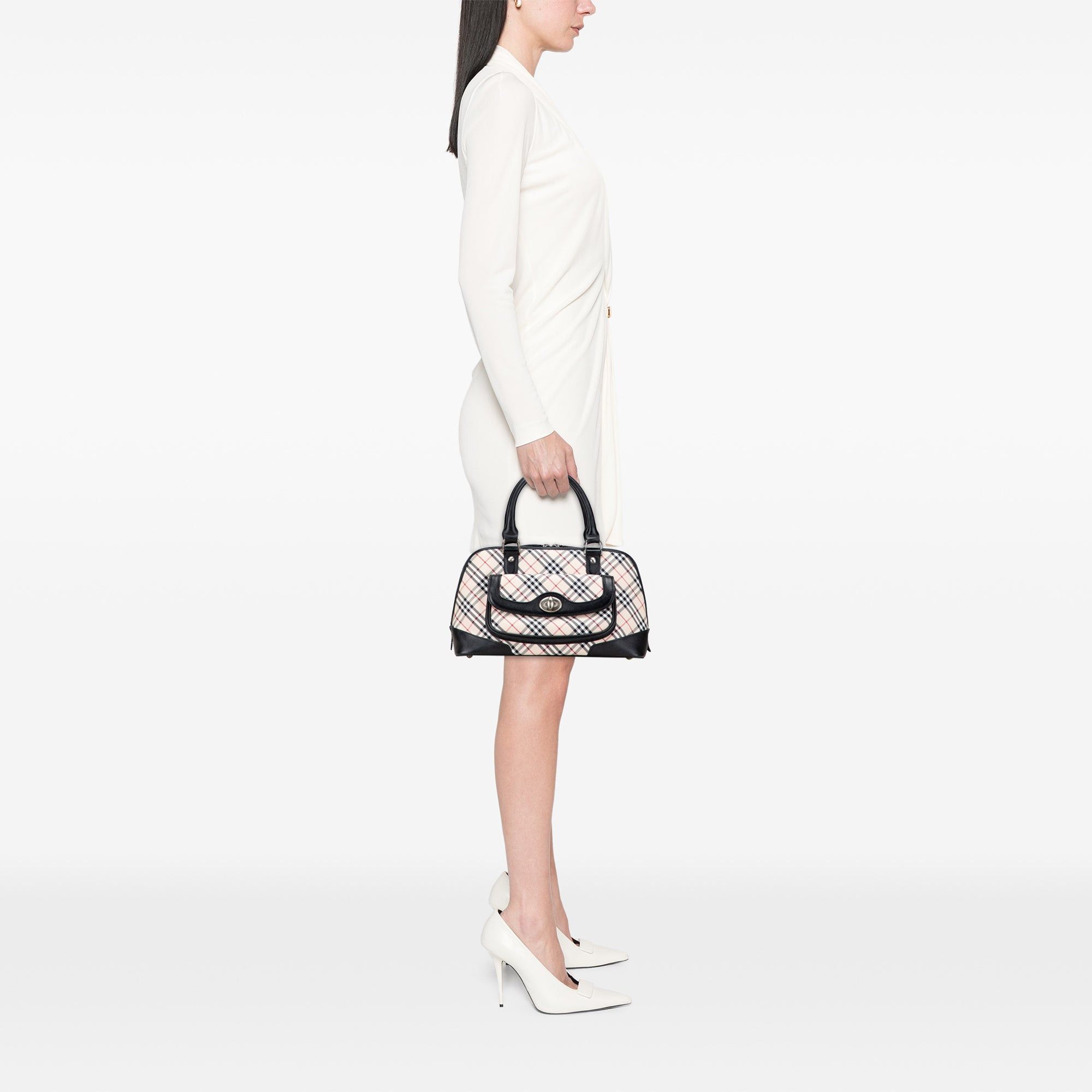 Burberry Nova Check Canvas Handbag Size ONE SIZE - 11 Thumbnail