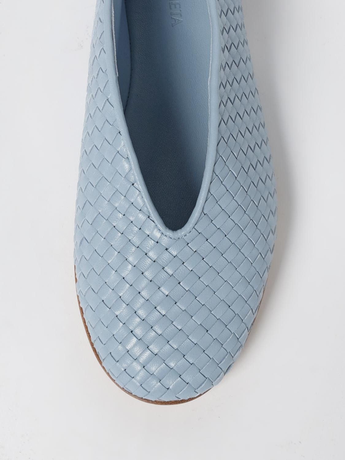 Bottega Veneta Bottega Veneta Ballet Flat Woman Gnawed Blue Size US 6 / IT 36 - 4 Thumbnail