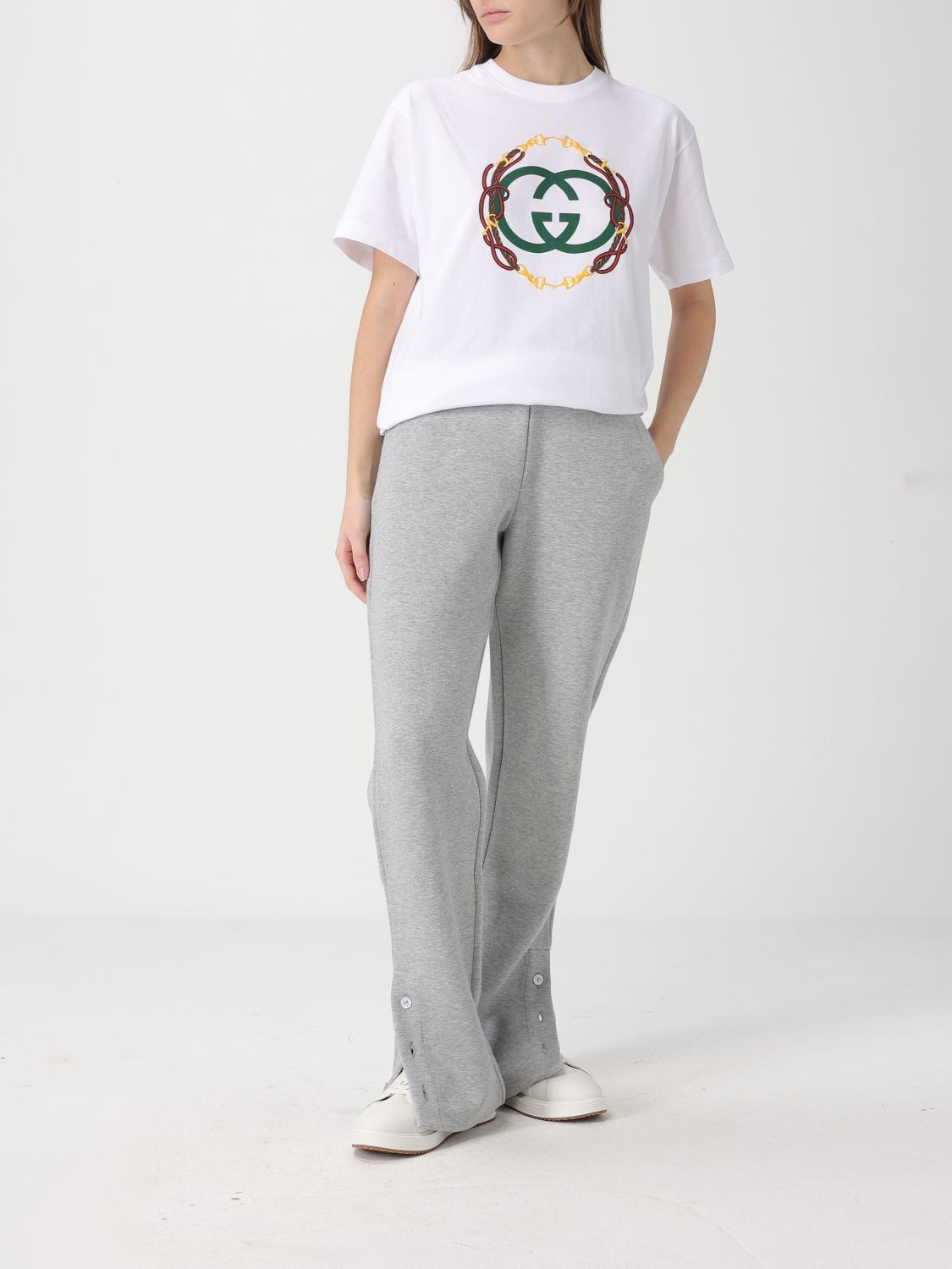 Gucci Gucci T-Shirt Woman White Size M / US 6-8 / IT 42-44 - 2 Thumbnail