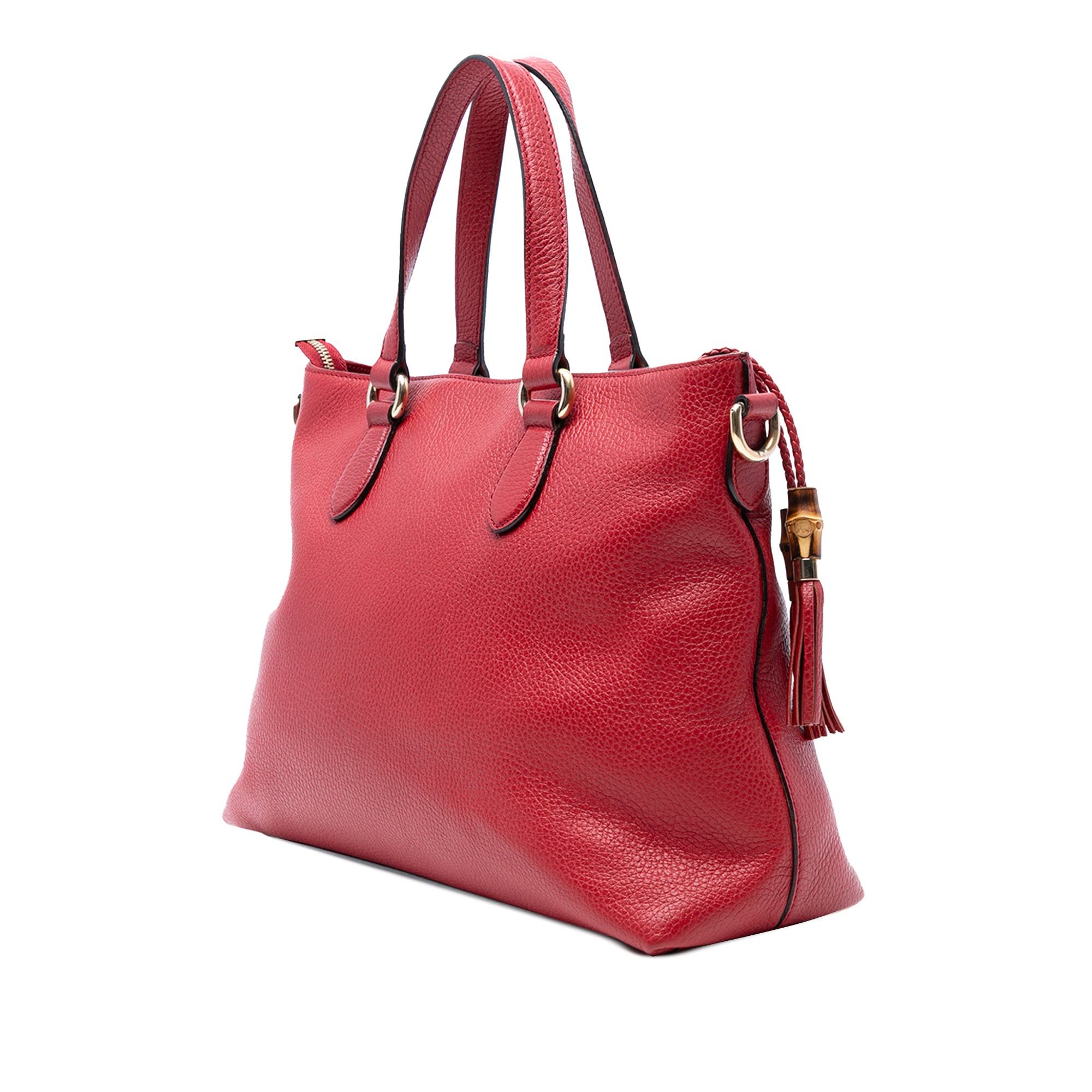 Gucci Leather Bamboo Tassel Satchel Size ONE SIZE - 2 Thumbnail