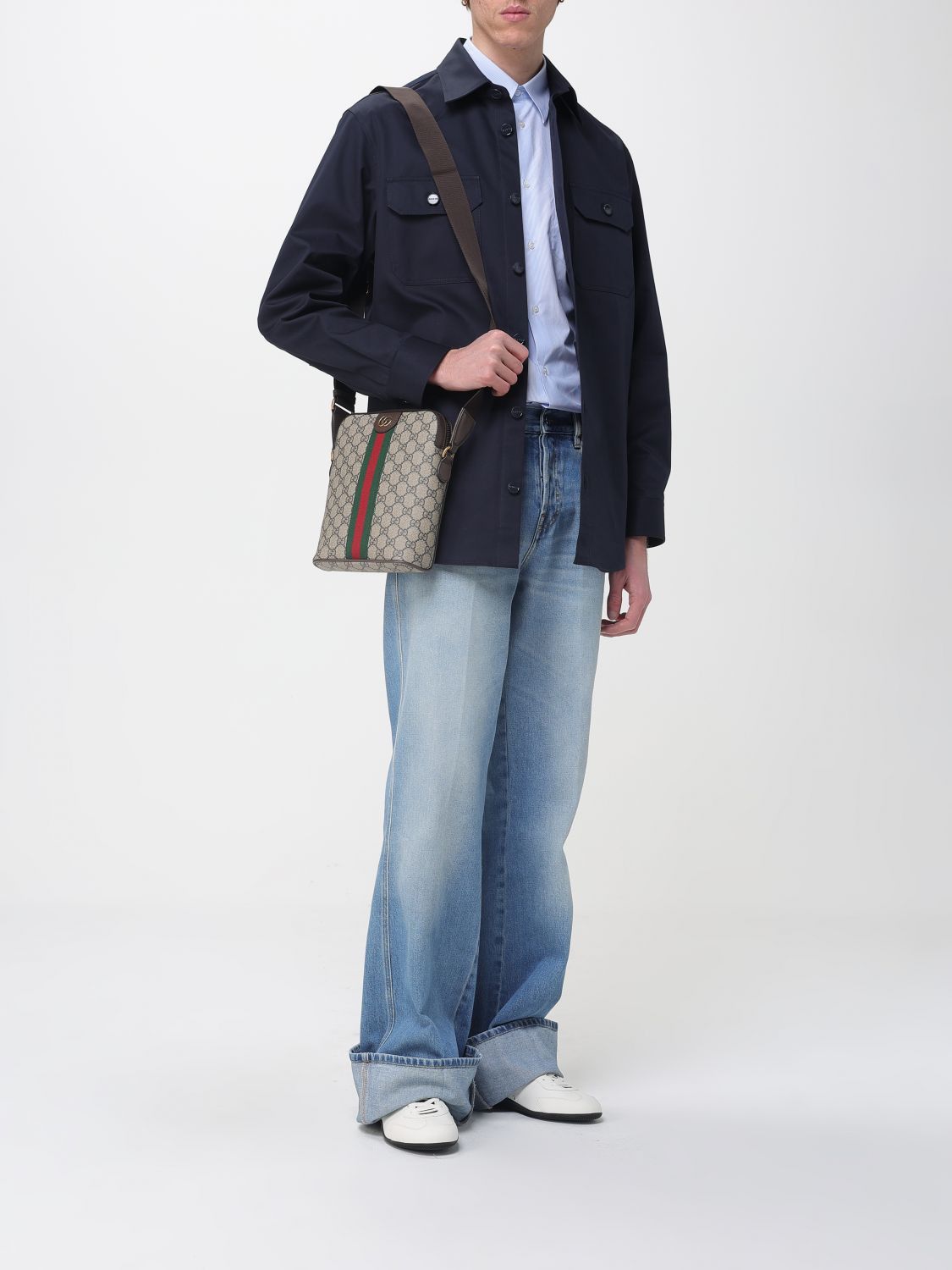 Gucci Gucci Shoulder Bag Men Beige Size ONE SIZE - 2 Thumbnail