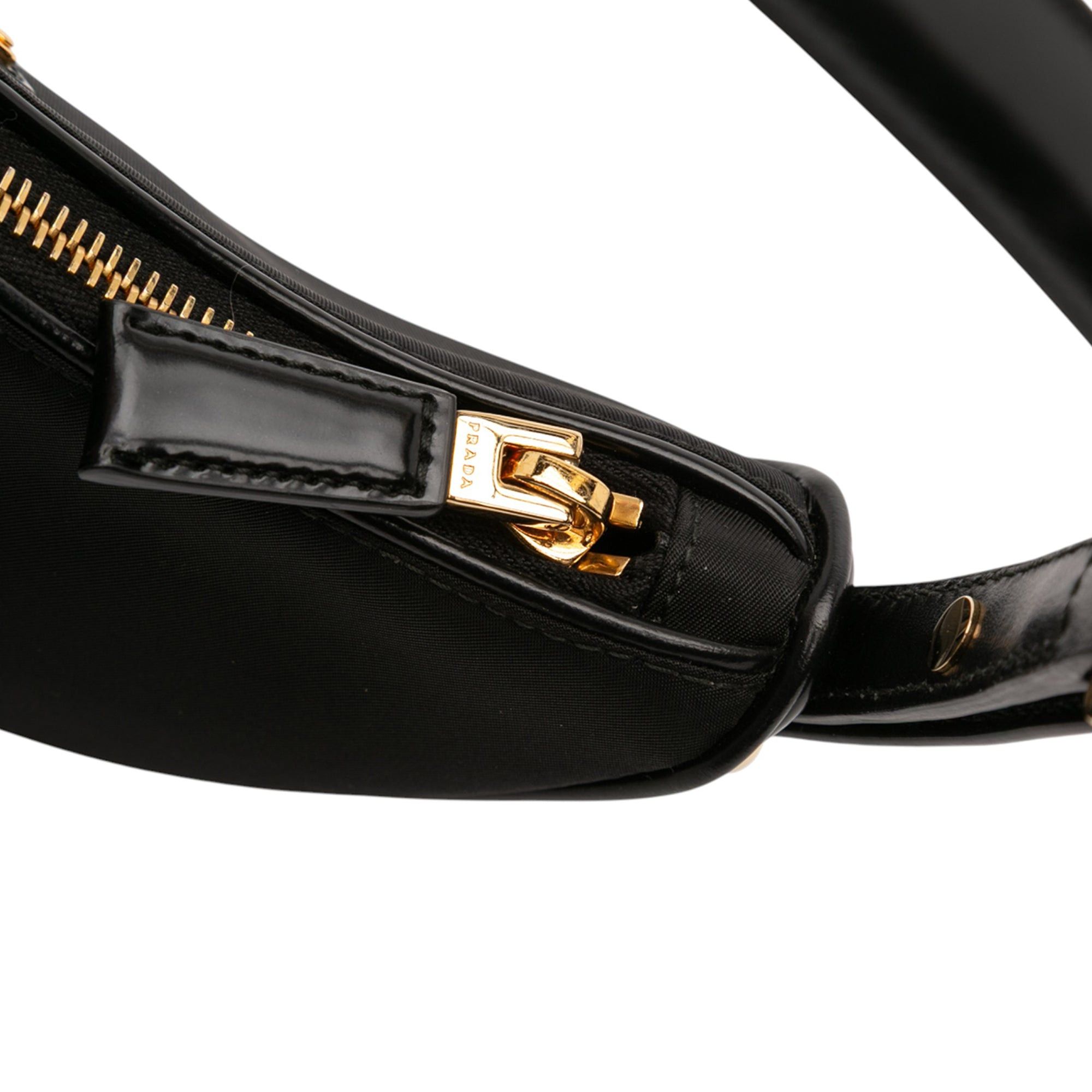 Prada Small Re Nylon and Leather Arque Satchel Size ONE SIZE - 7 Thumbnail