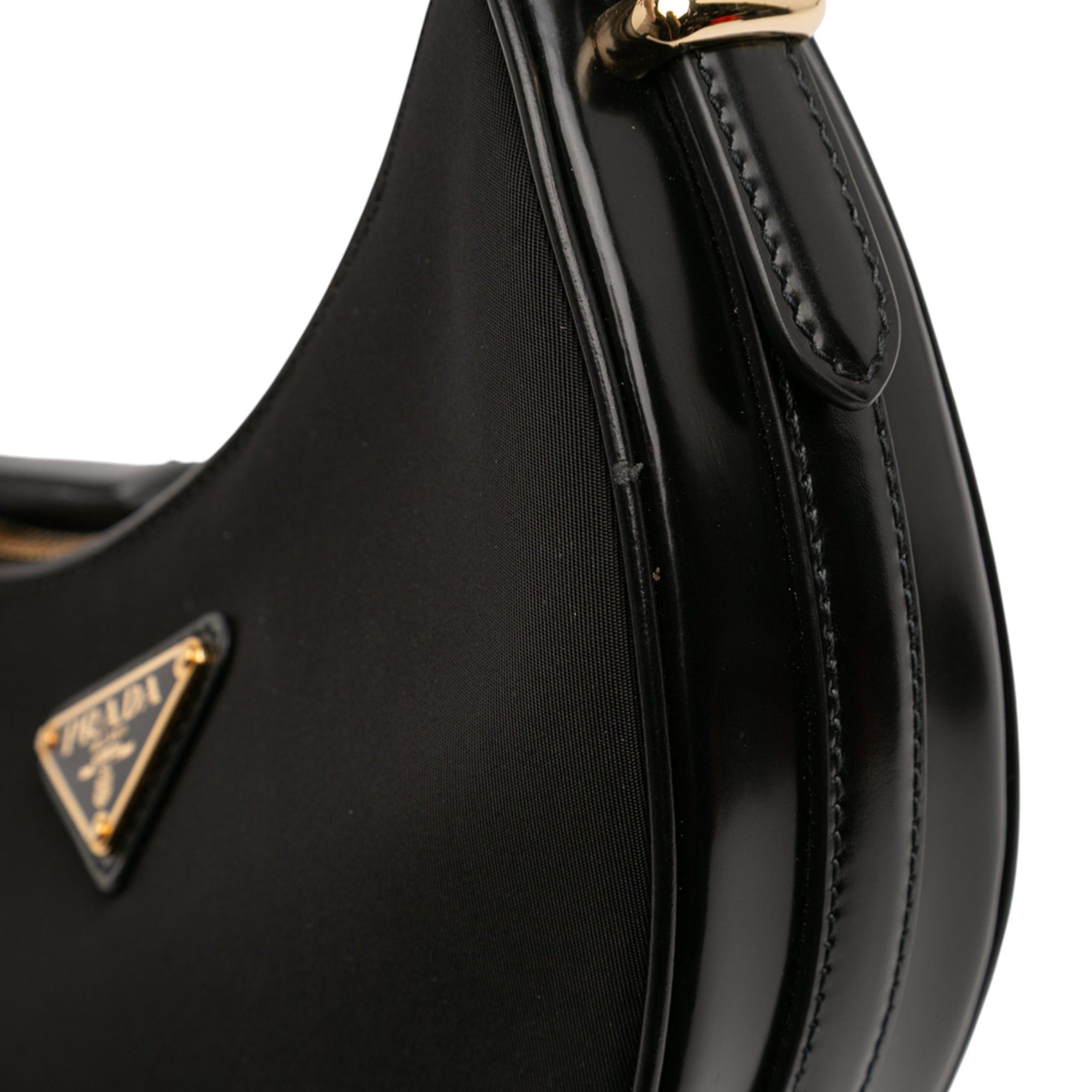 Prada Small Re Nylon and Leather Arque Satchel Size ONE SIZE - 8 Thumbnail