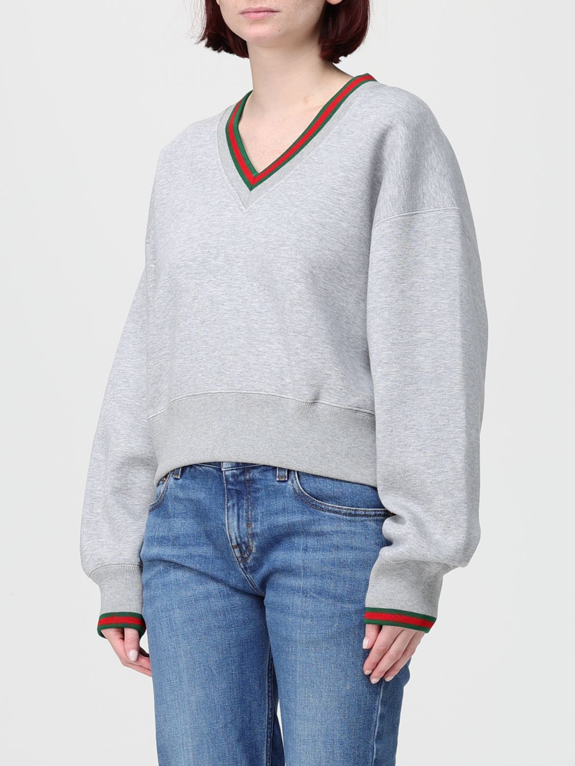 Gucci Gucci Sweatshirt Woman Grey Size S / US 4 / IT 40 - 4 Thumbnail