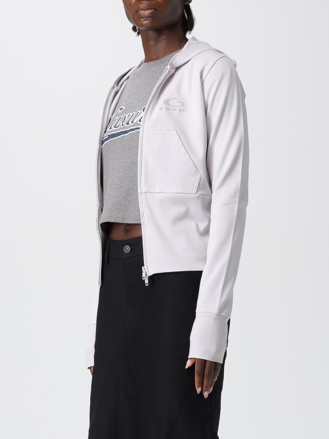 Balenciaga Balenciaga Sweatshirt Woman White Size M / US 6-8 / IT 42-44 - 4 Thumbnail