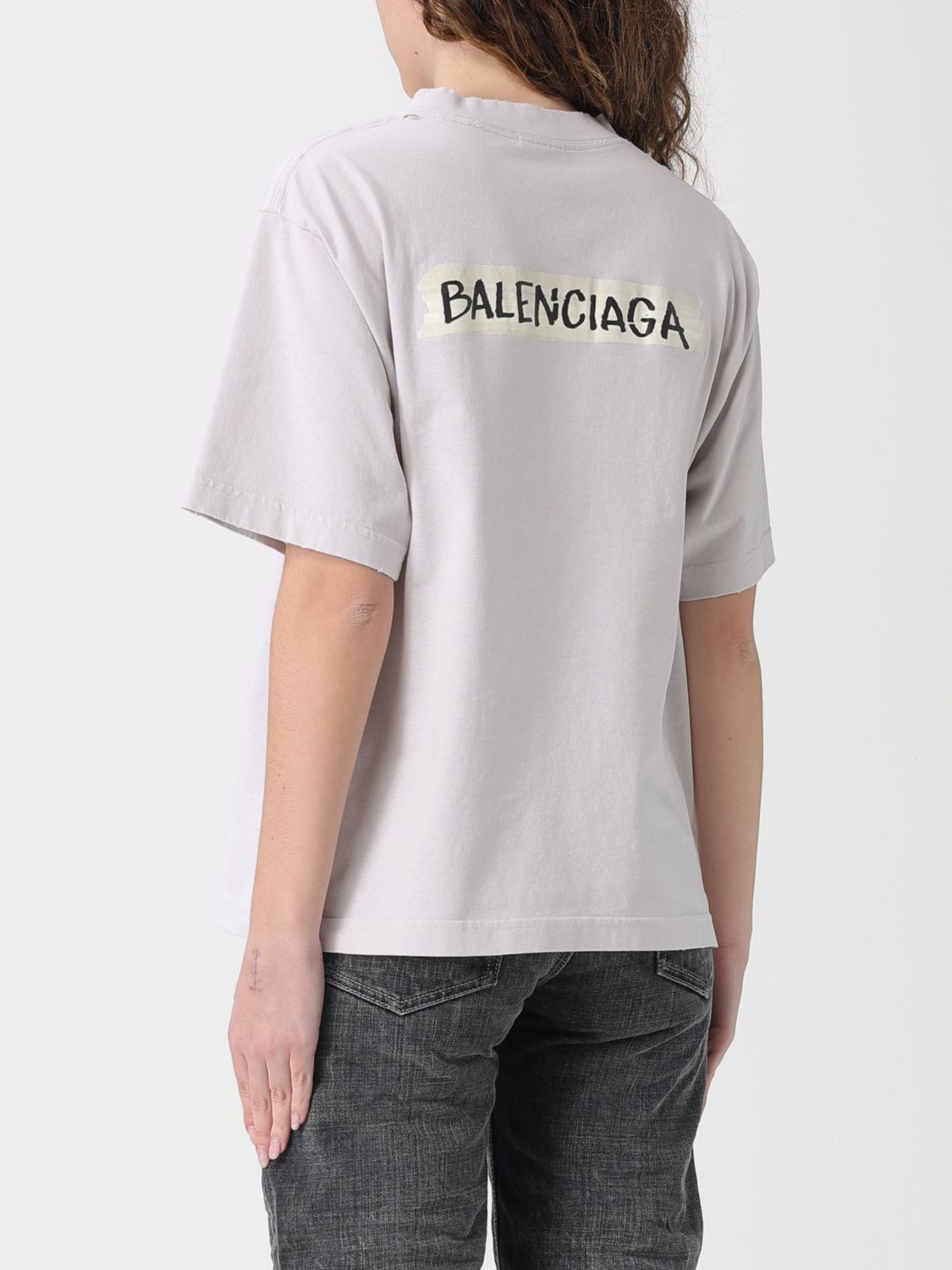 Balenciaga Balenciaga T-Shirt Woman White Size M / US 6-8 / IT 42-44 - 3 Thumbnail