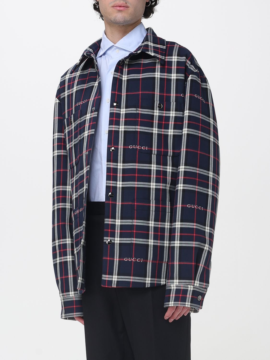 Gucci Gucci Jacket Men Blue Size US M / EU 48-50 / 2 - 4 Thumbnail