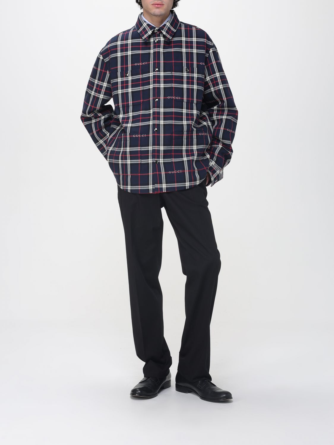 Gucci Gucci Jacket Men Blue Size US L / EU 52-54 / 3 - 2 Thumbnail