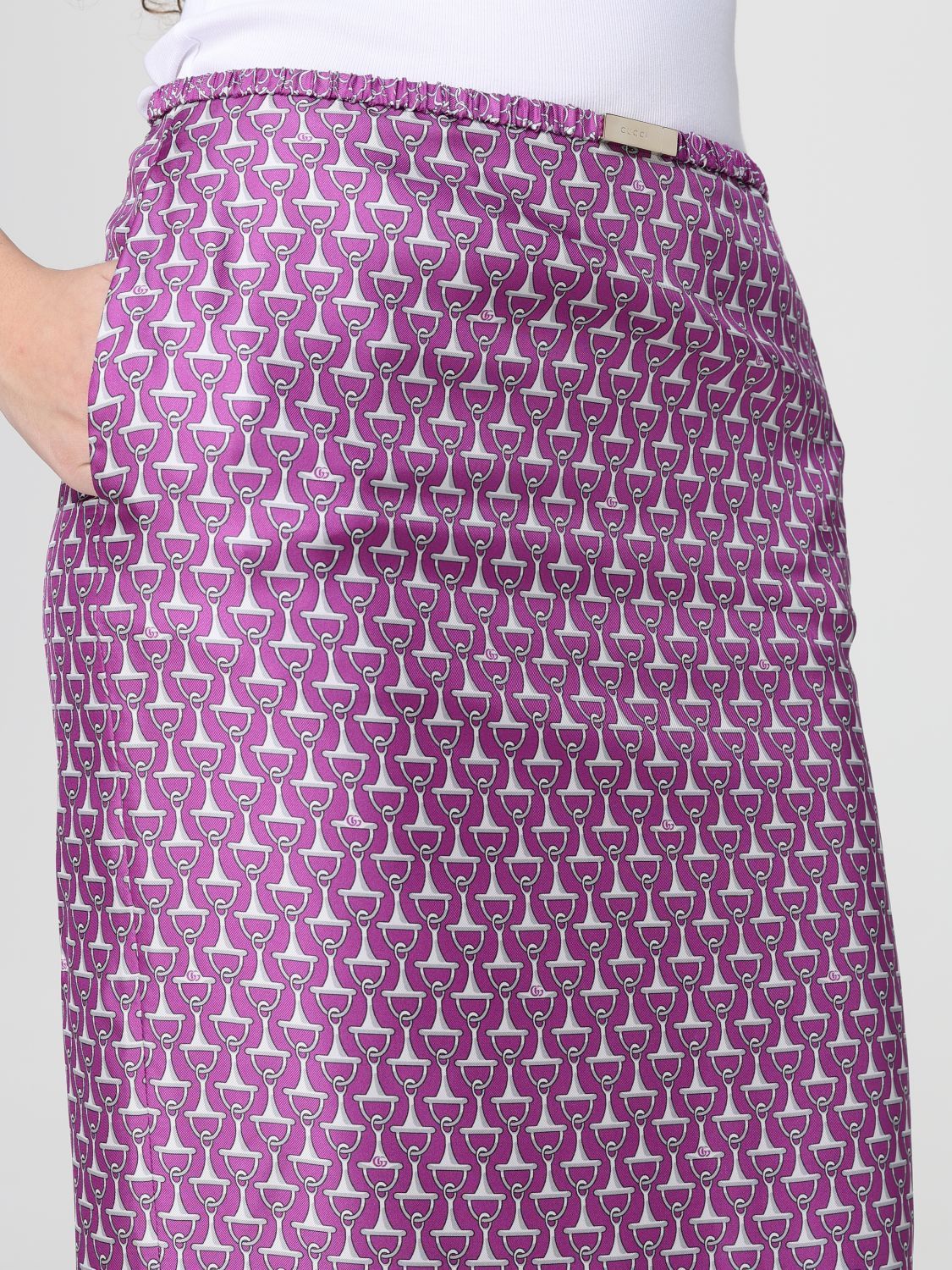 Gucci Gucci Skirt Woman Violet Size 30" / US 8 / IT 44 - 4 Thumbnail