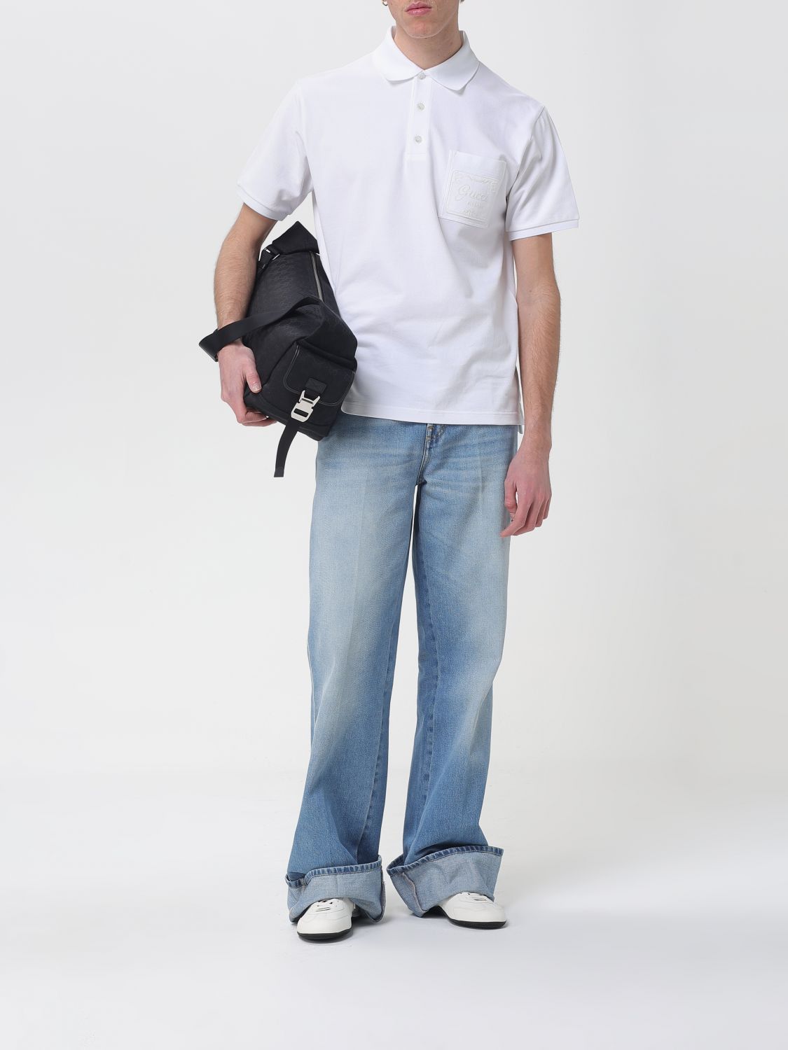 Gucci Gucci Polo Shirt Men White Size US L / EU 52-54 / 3 - 2 Thumbnail